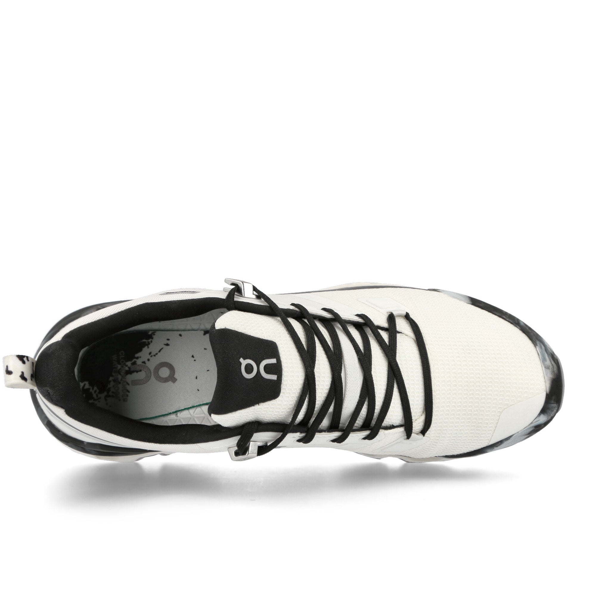 On Cloudwander Waterproof Ivory-Black Sneakers Detail View 1 | Overkill