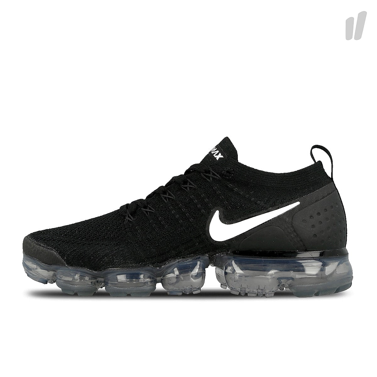 Nike air vapormax flyknit 2 Black-White - Dark Grey - Metallic Silver Low Top Sneakers 942842 001 | Overkill