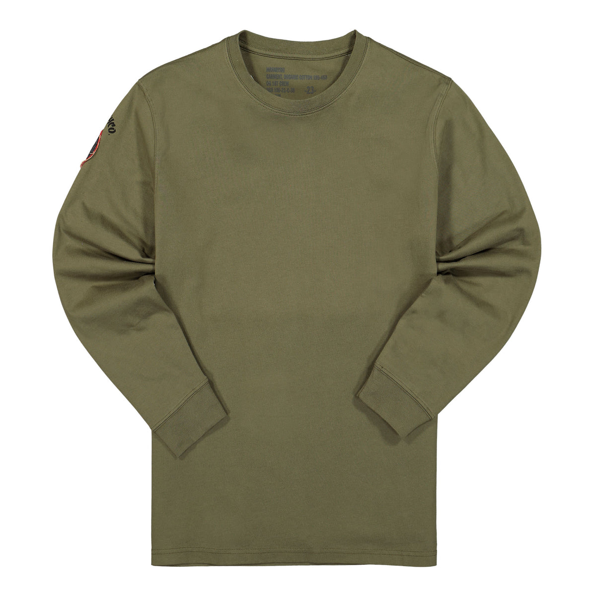 Maharishi Panther Patch L/S Shirt Olive Longsleeves 9431 | Overkill