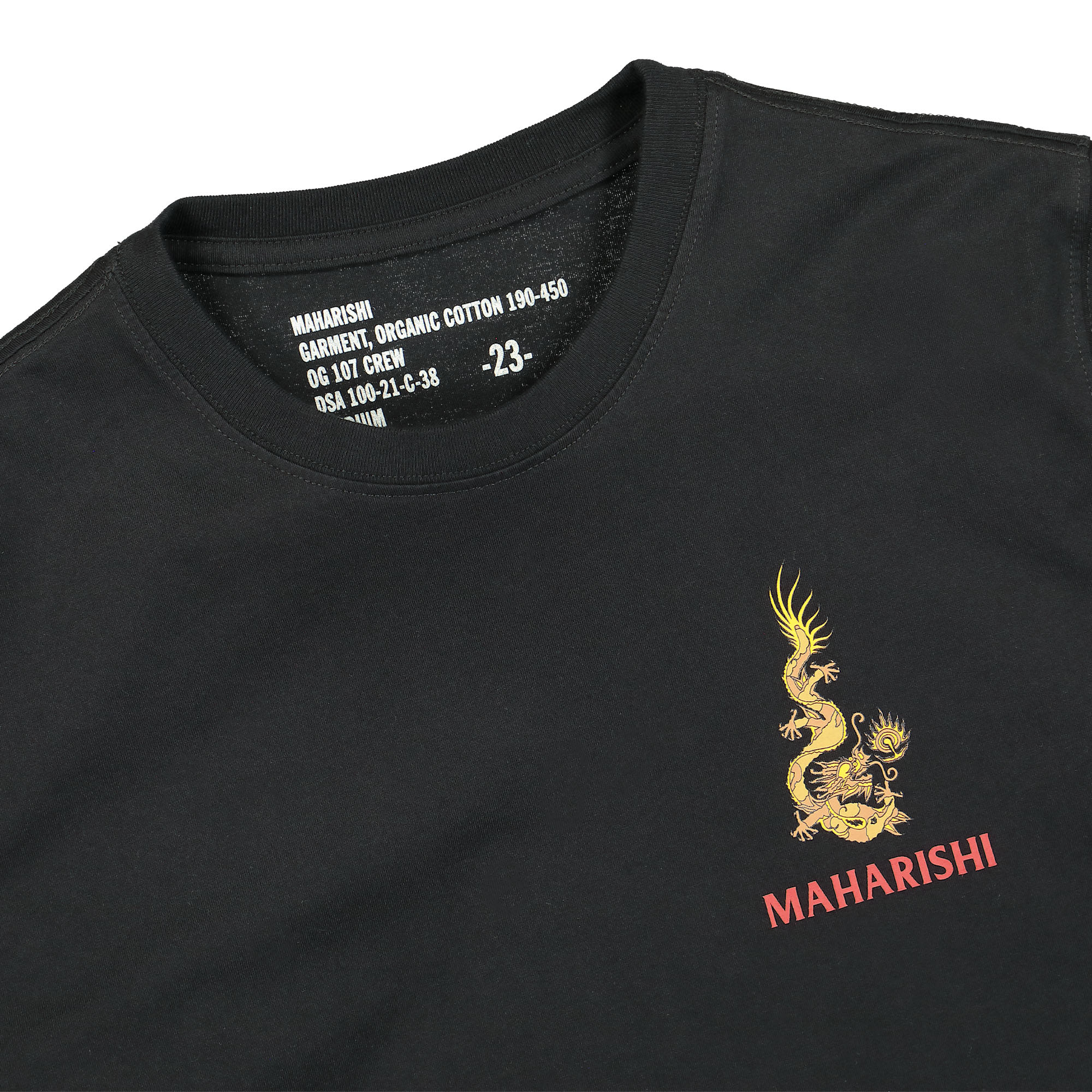 Maharishi Art of War & Peace T-Shirt Black T-Shirts Material | Overkill