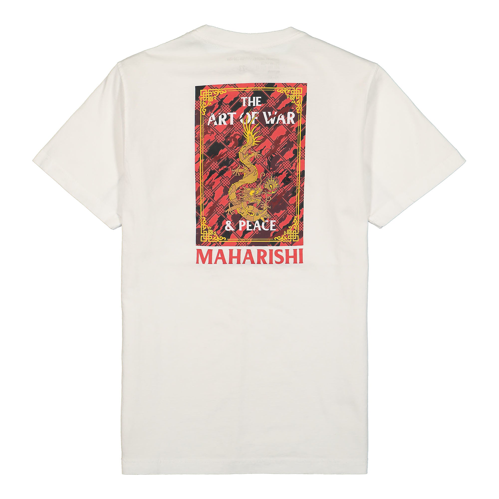Maharishi Art of War & Peace T-Shirt White T-Shirts Material | Overkill