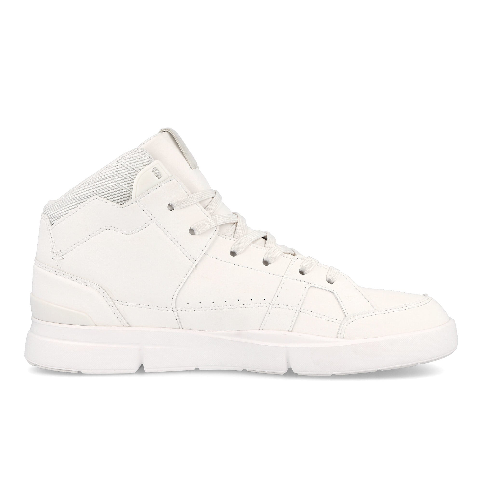 On the roger clubhouse mid All White Sneakers Silhouette | Overkill