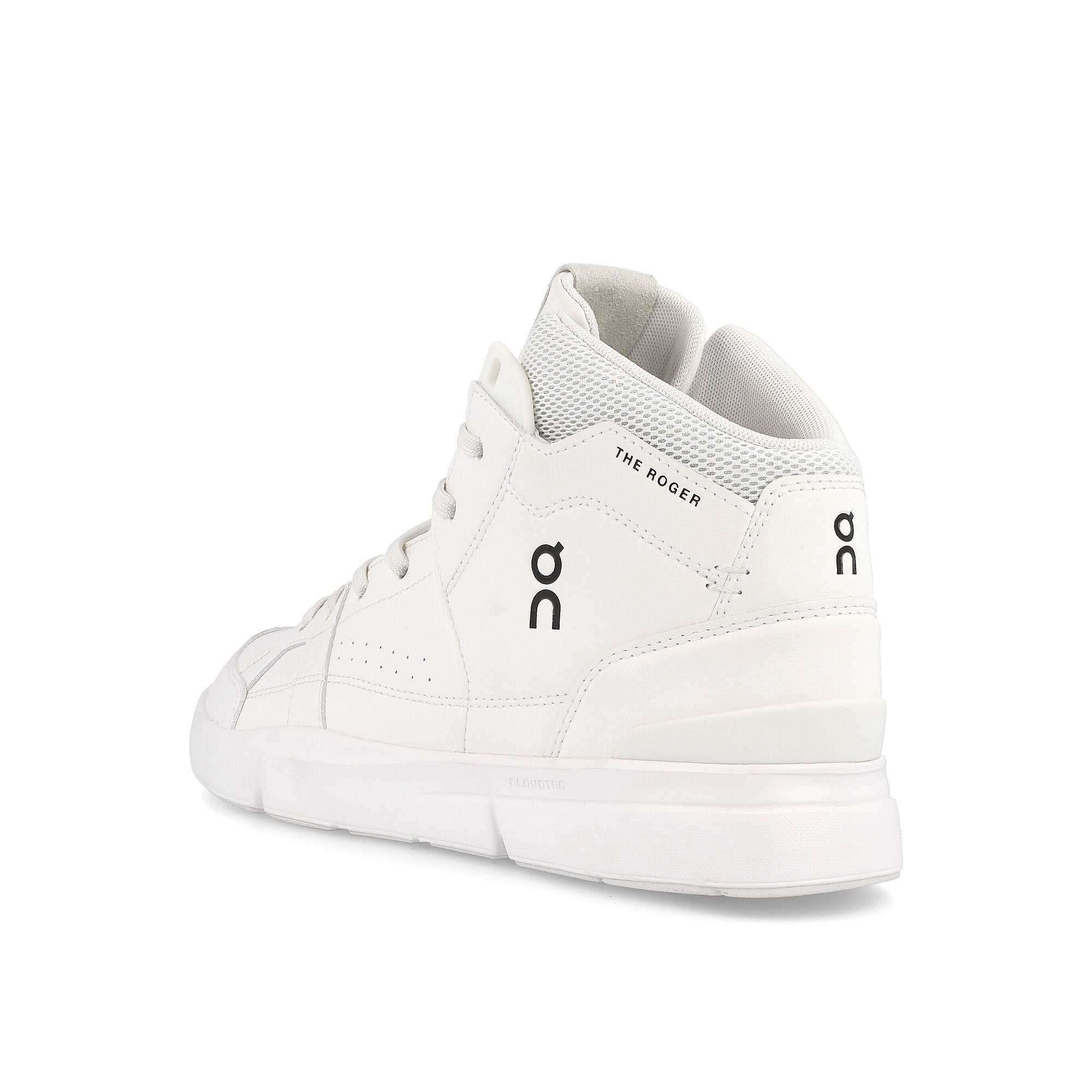 On the roger clubhouse mid All White Sneakers Material | Overkill