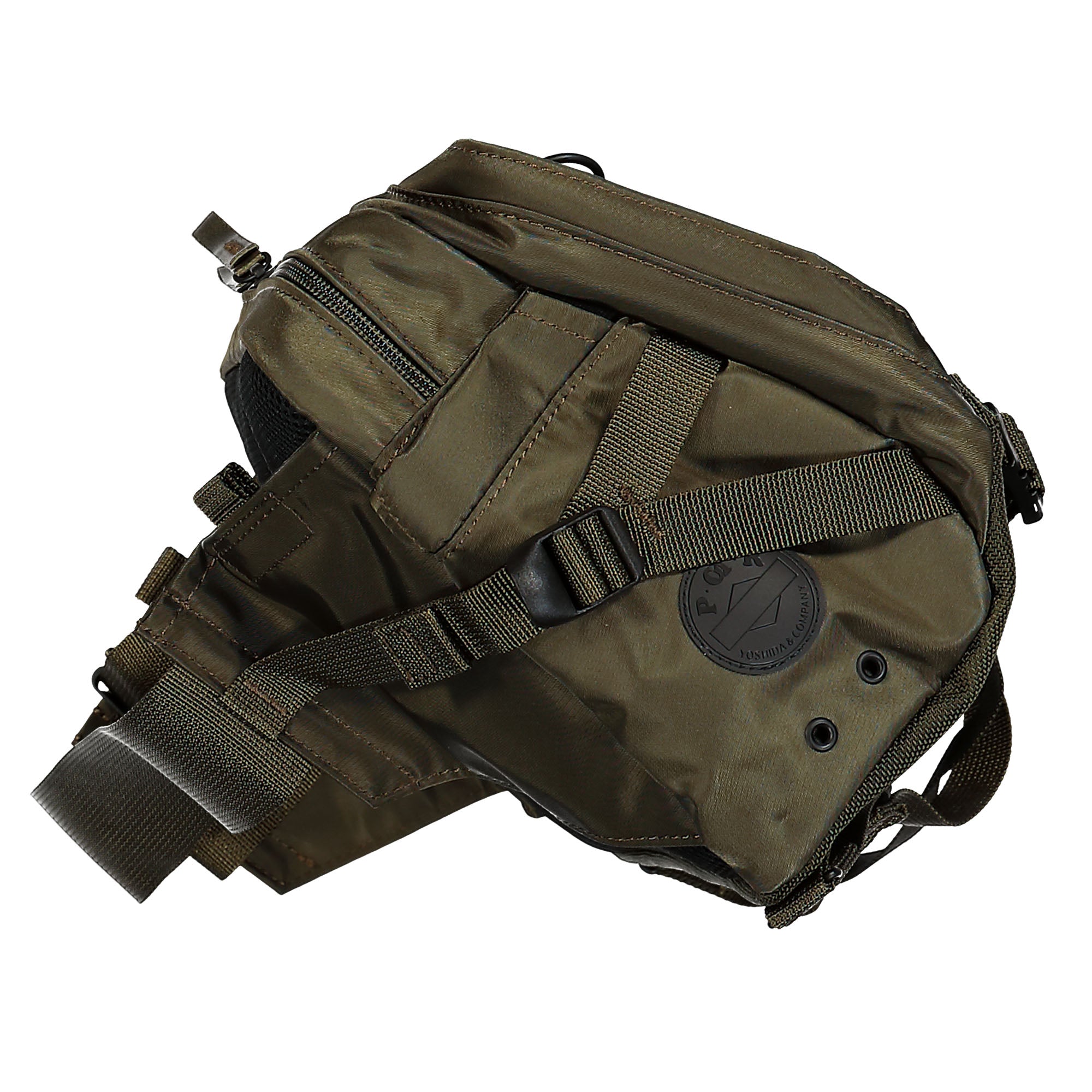 Porter-Yoshida & Co. Port Ride Waist Bag Olive Green Hip & Waist Bags Detail view 2 | Overkill