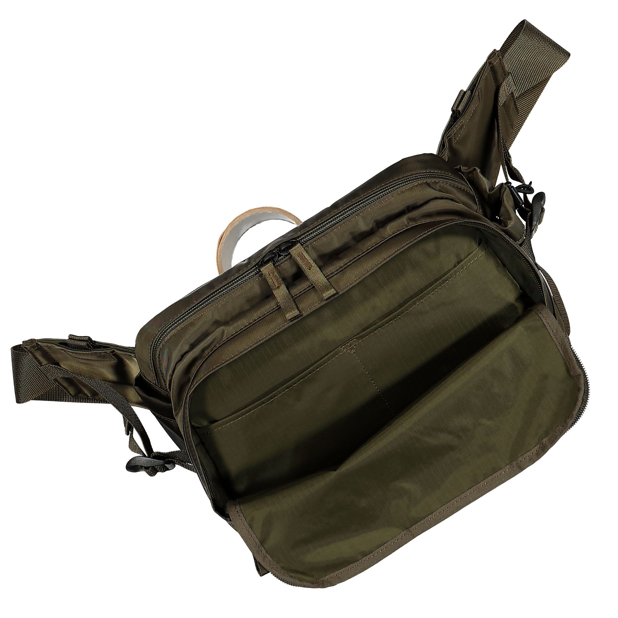 Porter-Yoshida & Co. Port Ride Waist Bag Olive Green Hip & Waist Bags Detail view 3 | Overkill