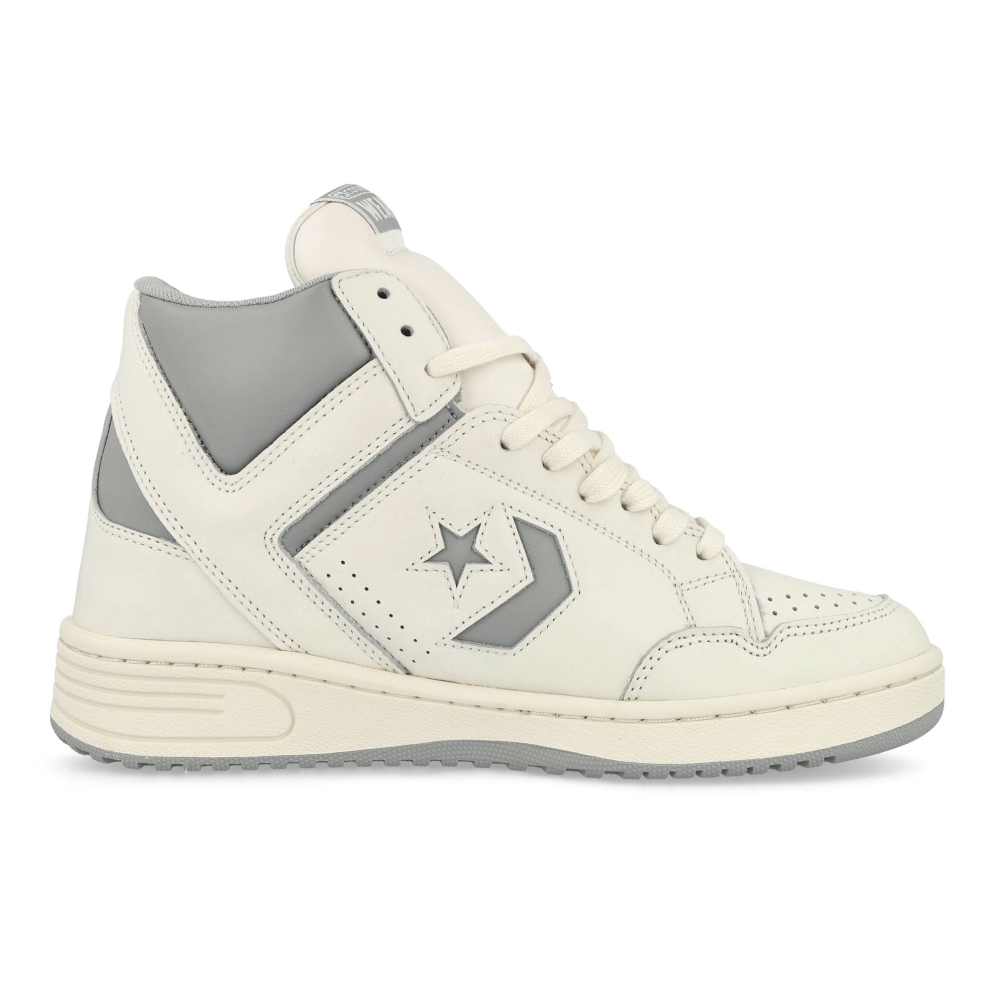Converse Weapon Mid Vintage White / Ash Stone / Egret Mid Top Sneakers Silhouette | Overkill