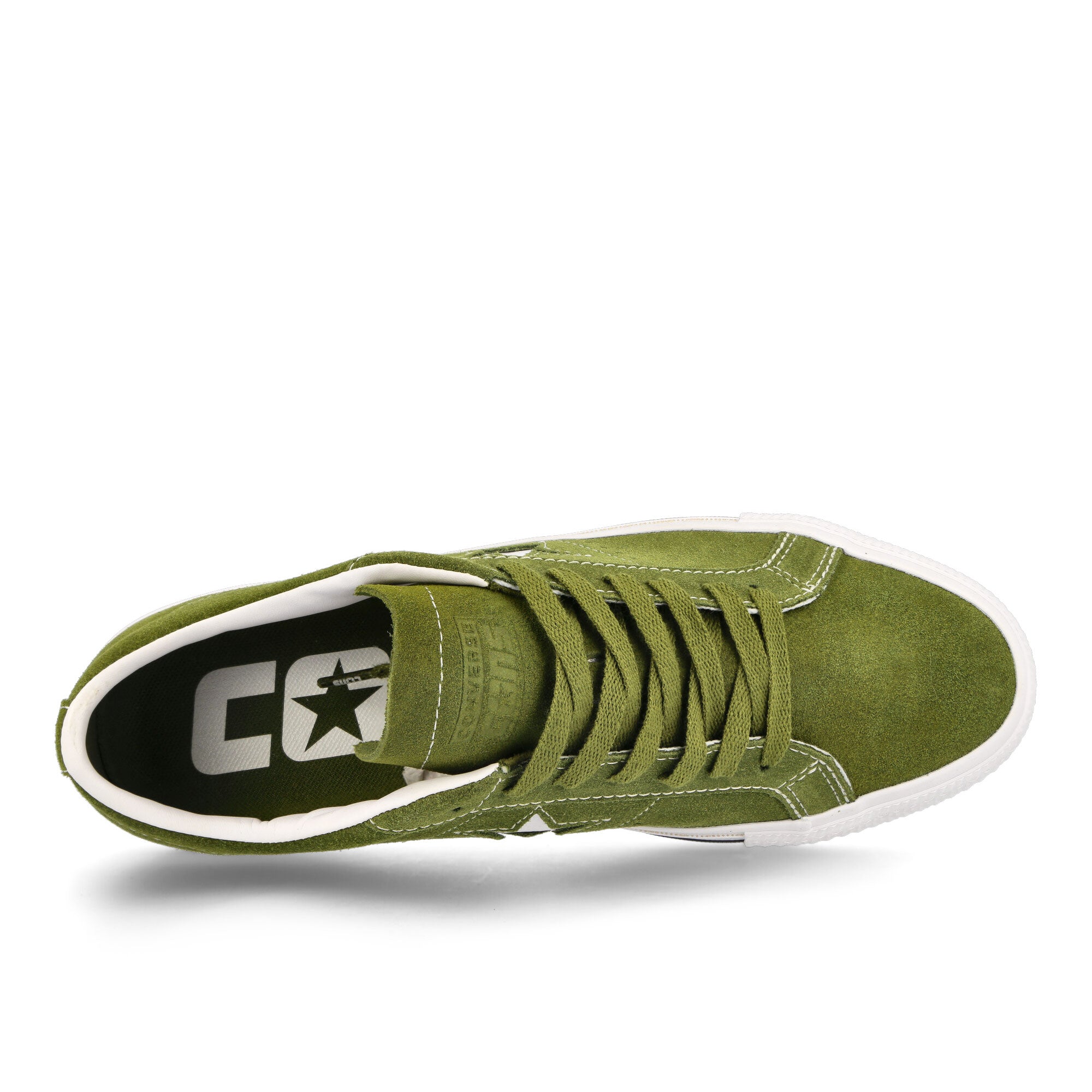 Converse One Star Pro OX Trolled Green / White / Black Low Top Sneakers Detailfoto | Overkill