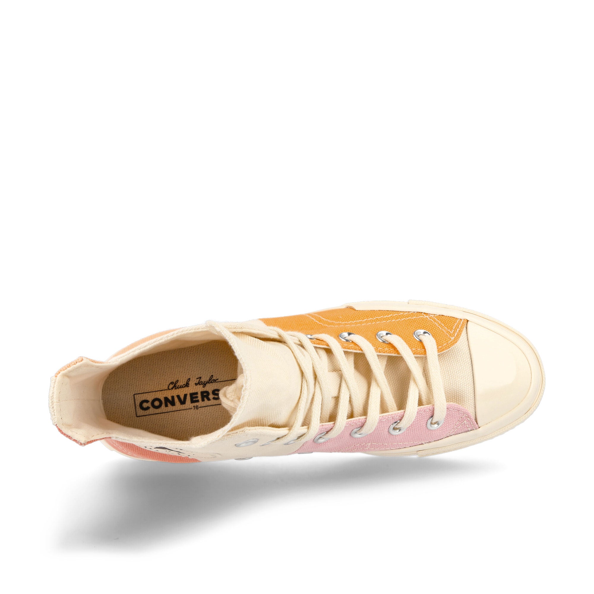 Converse Chuck 70 Plus Hi Egret / Sunrise Pink High Top Sneakers Detailfoto | Overkill