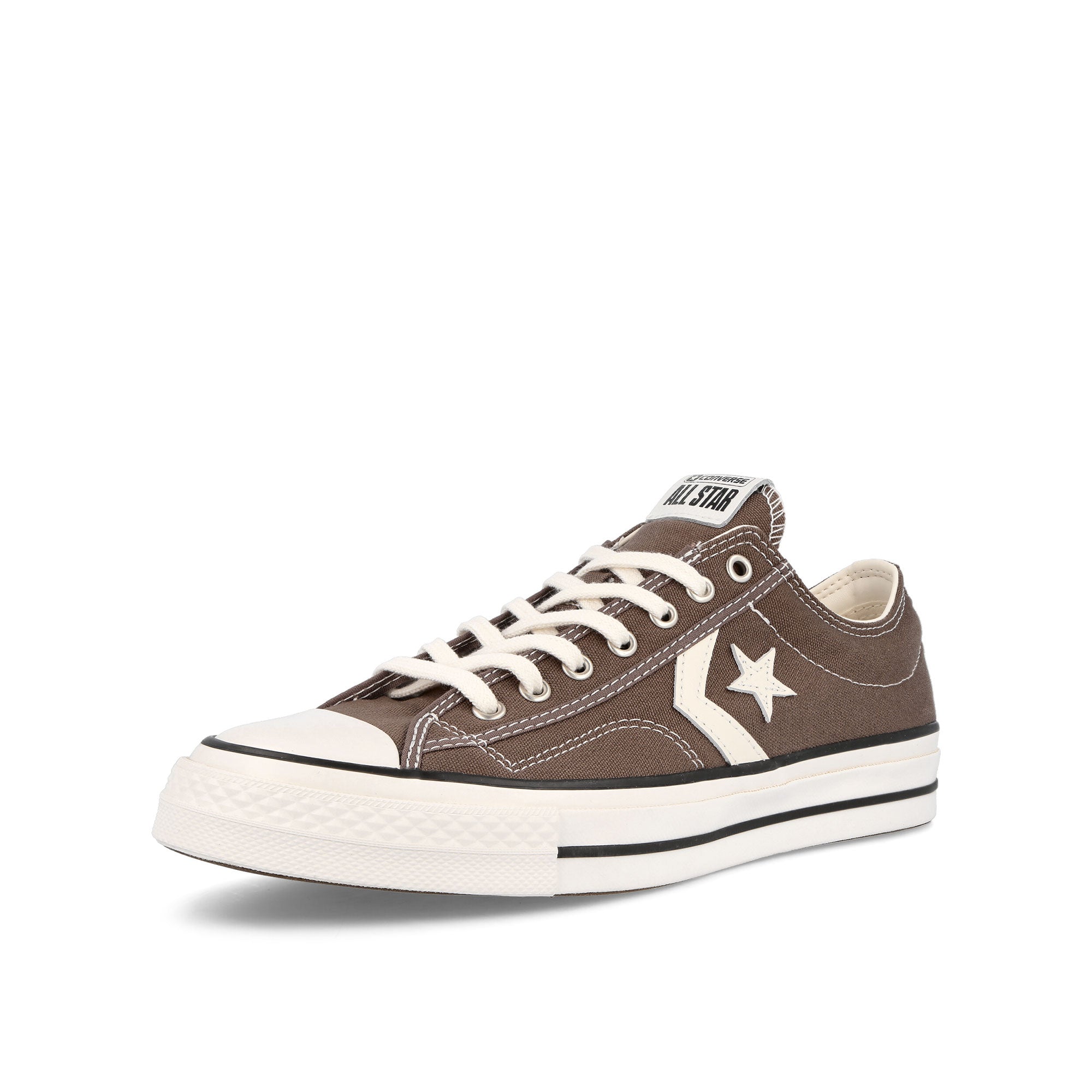 Converse Star Player 76 Ox Squirrel Friend / Vintage White Low Top Sneakers Close Up | Overkill