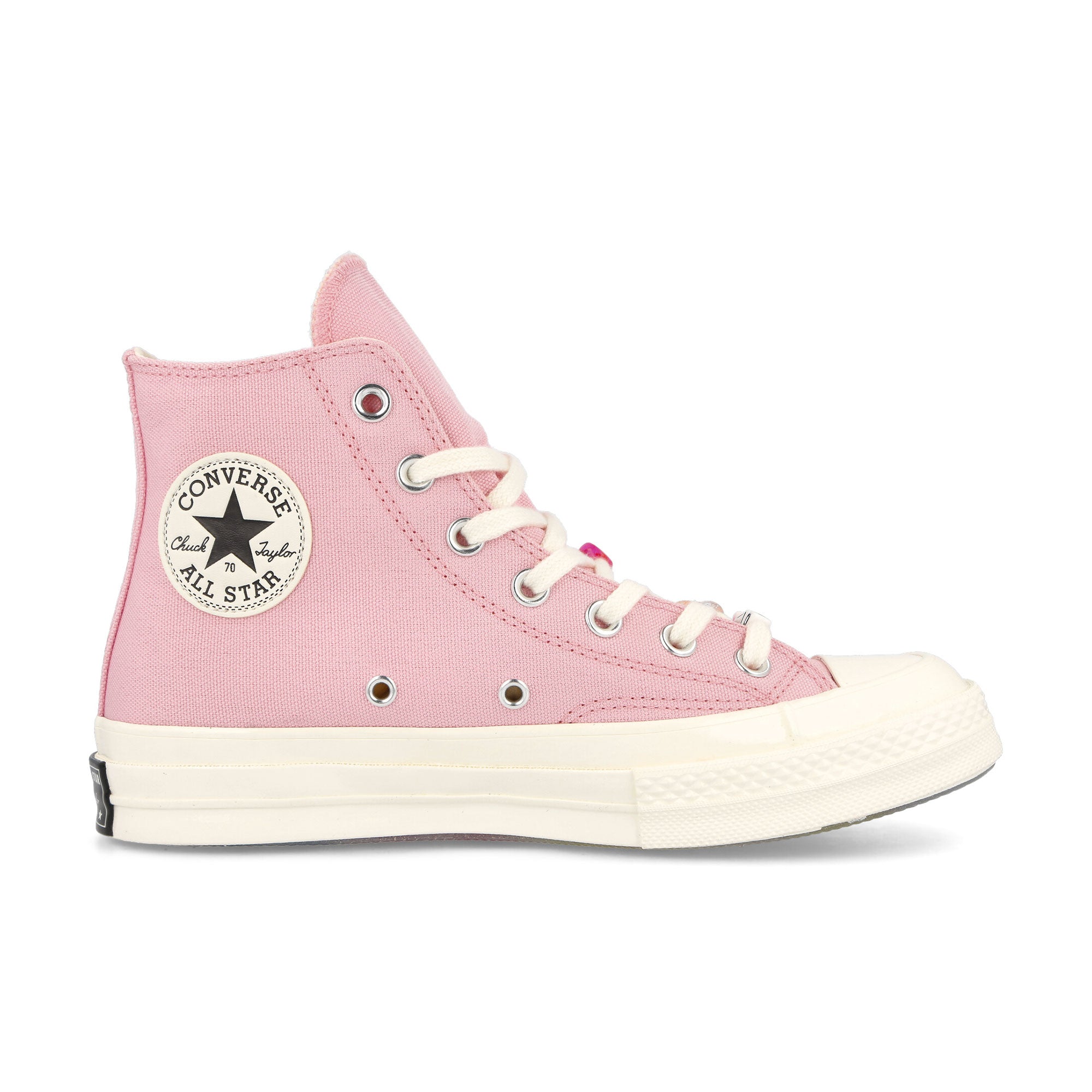 Converse Chuck 70 Hi Sunrise Pink / Egret / Black High Top Sneakers Silhouette | Overkill