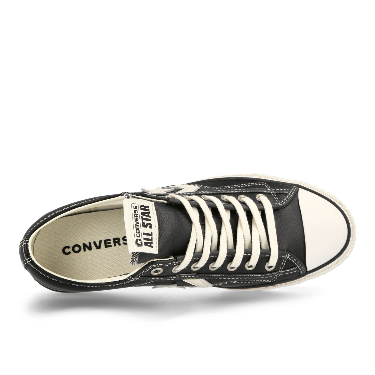 Converse Star Player 76 Ox Black / Vintage White / Silver Low Top Sneakers Detailfoto | Overkill