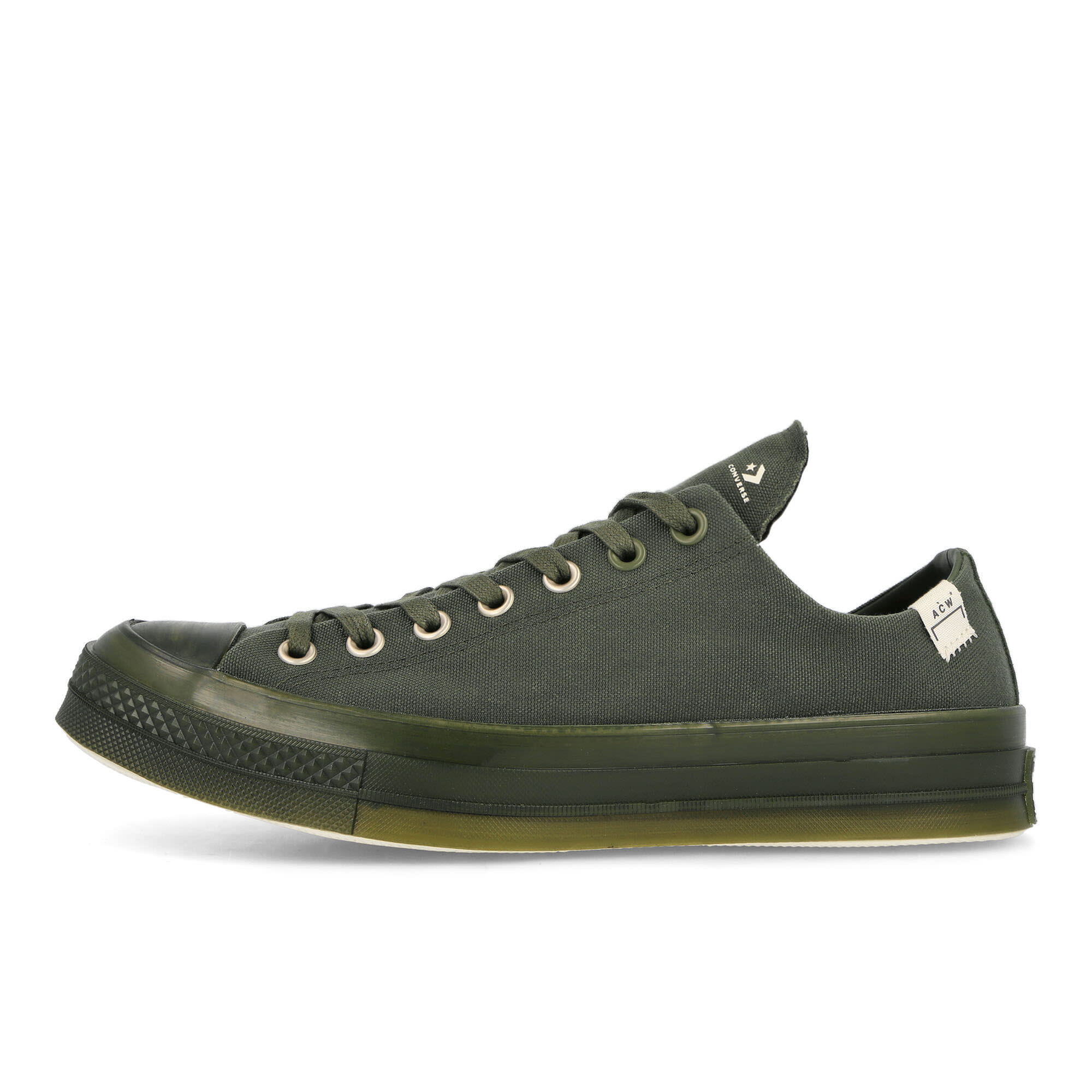 Converse A Cold Wall x Converse Chuck 70 Ox Rifle Green / Silver Birch Low Top Sneakers A06688C | Overkill