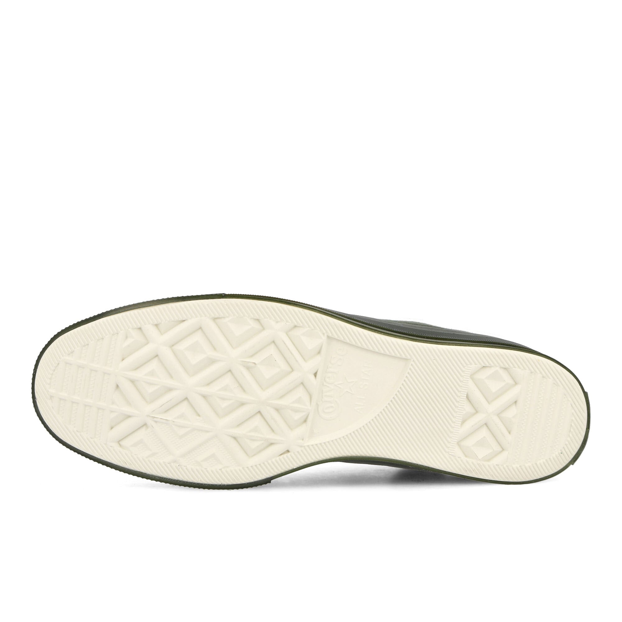 Converse A Cold Wall x Converse Chuck 70 Ox Rifle Green / Silver Birch Low Top Sneakers Detail View 1 | Overkill