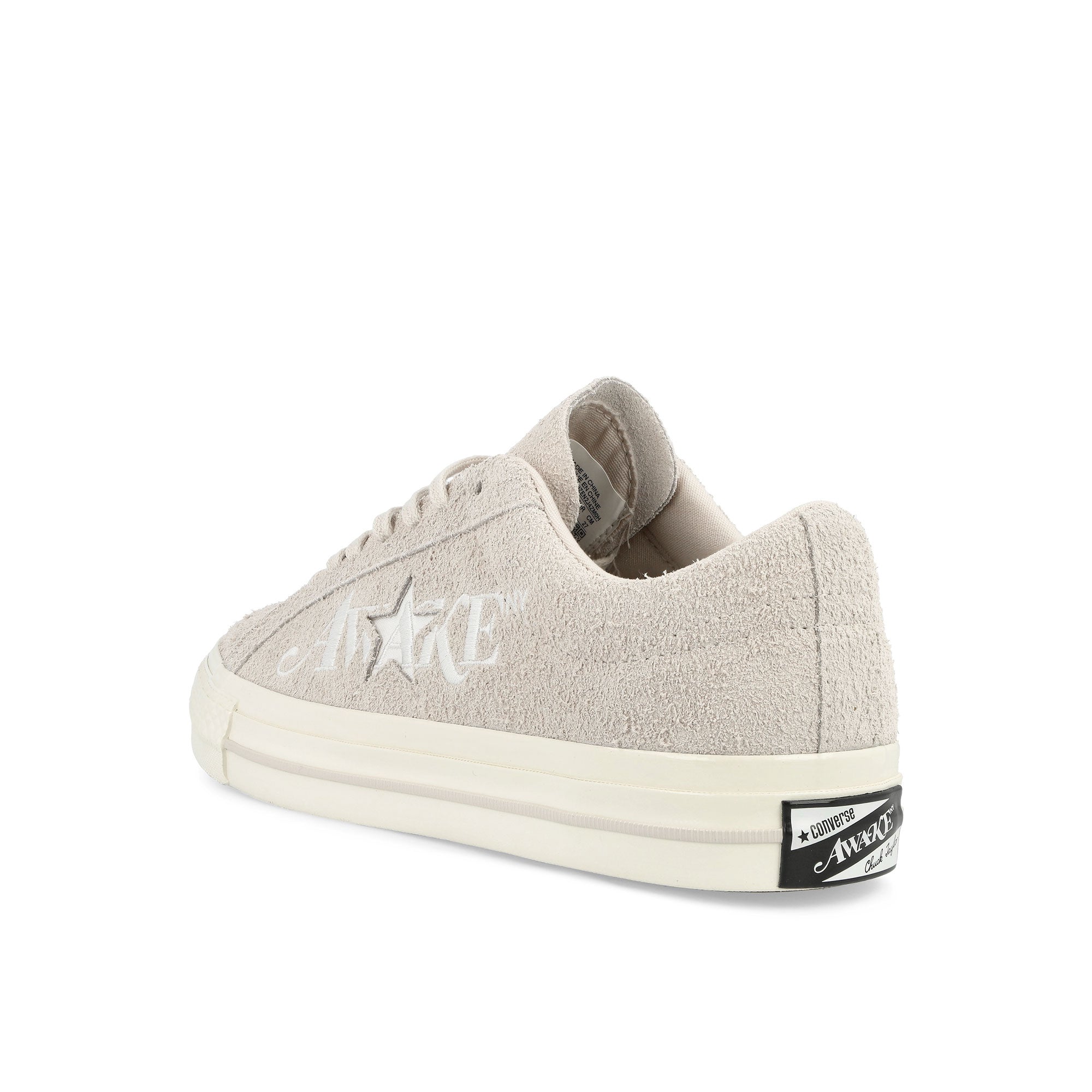 Converse Awake NY x Converse One Star Pro OX White Sand / Black / White Sneakers Material | Overkill