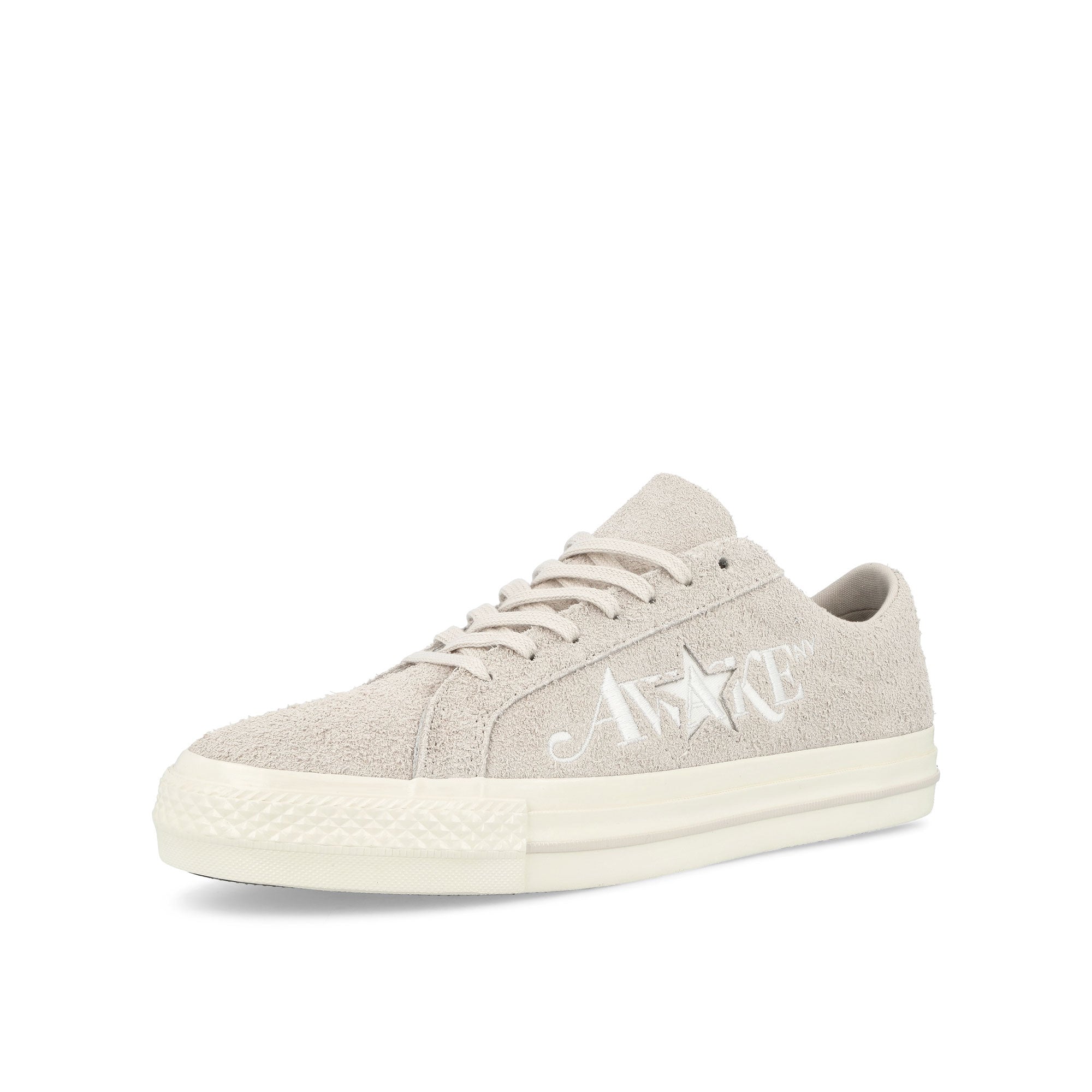 Converse Awake NY x Converse One Star Pro OX White Sand / Black / White Sneakers Close Up | Overkill