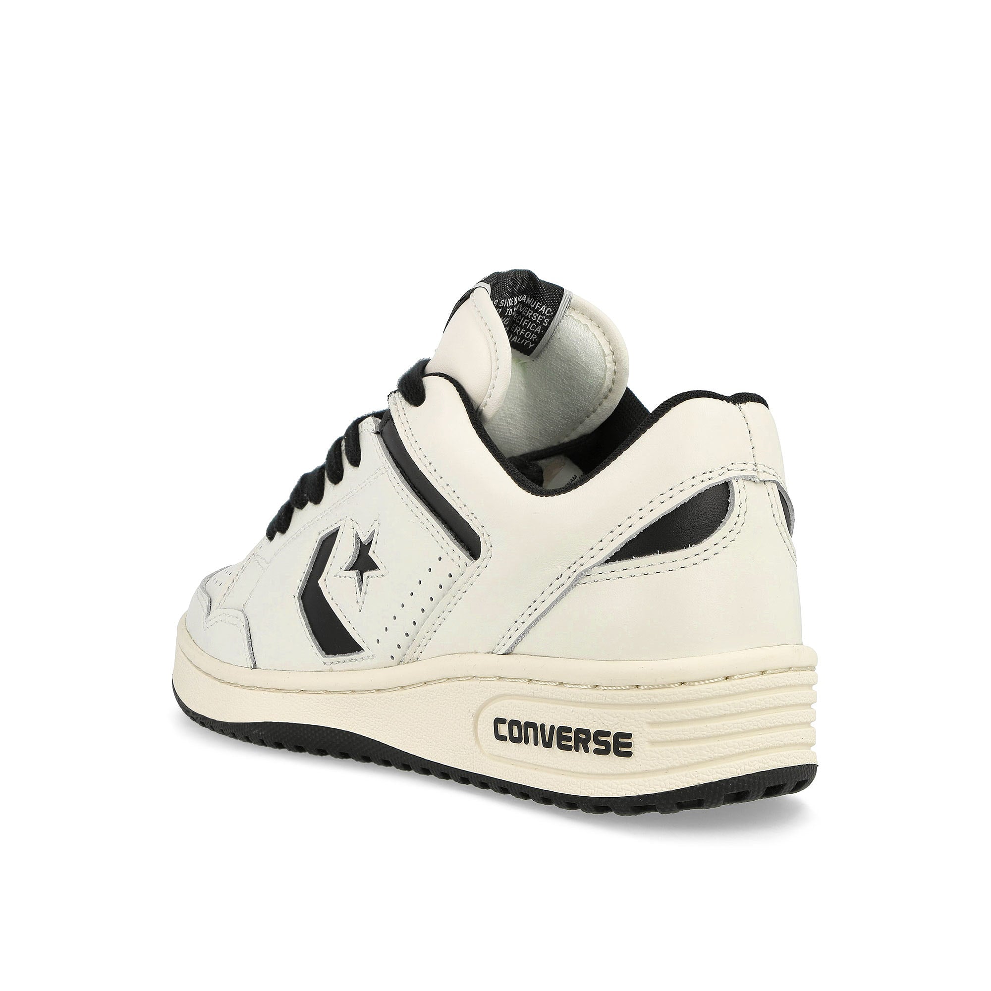 Converse Weapon OX Vintage White / Black Low Top Sneakers Material | Overkill