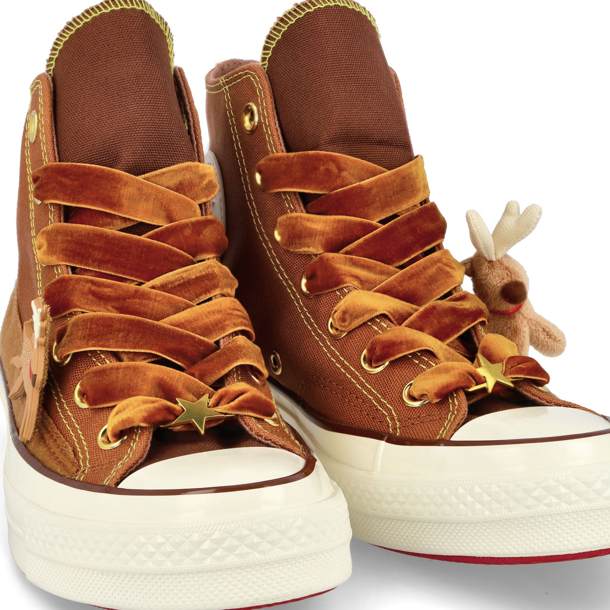 Converse Chuck 70 Hi Tawny Owl / Red Oak / Red High Top Sneakers Detail View 1 | Overkill