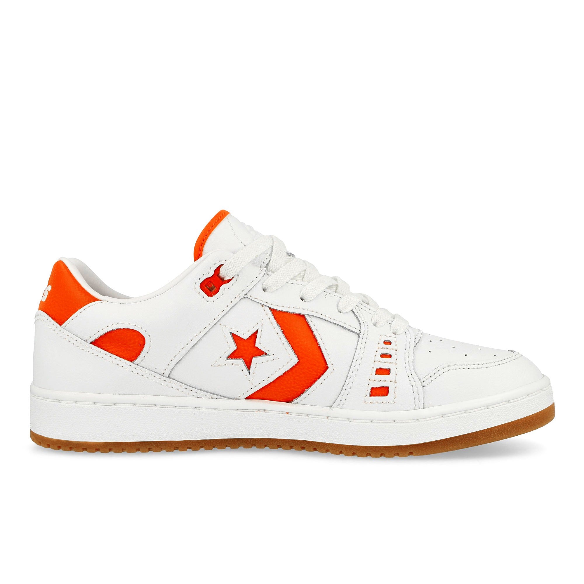 Converse AS-1 Pro OX White / Orange / White Low Top Sneakers Silhouette | Overkill