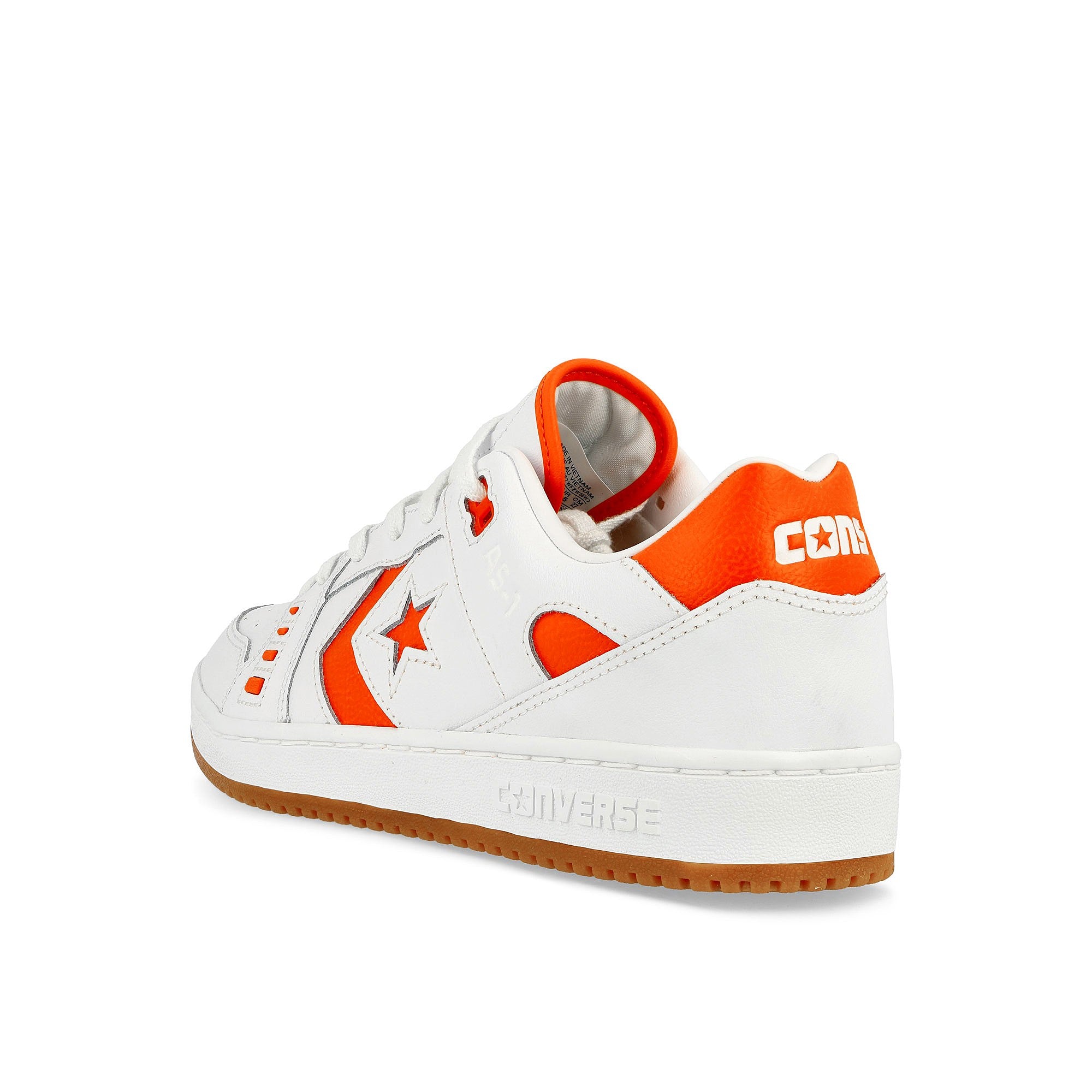 Converse AS-1 Pro OX White / Orange / White Low Top Sneakers Material | Overkill
