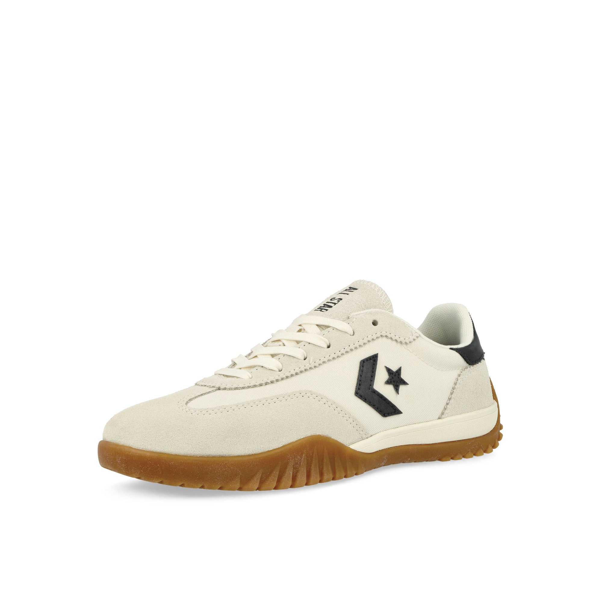 Converse Run Star Trainer Ox Egret / Black / Honey Low Top Sneakers Close Up | Overkill
