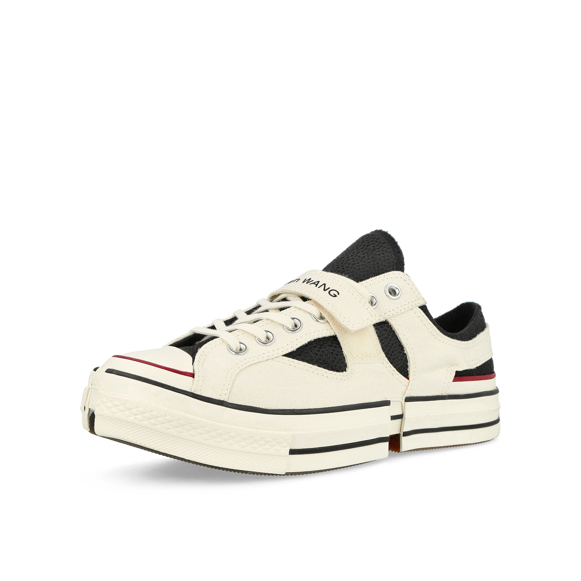Converse Feng Chen Wang x Converse Chuck 70 2-in-1 Black / Egret / Black Low Top Sneakers Close Up | Overkill