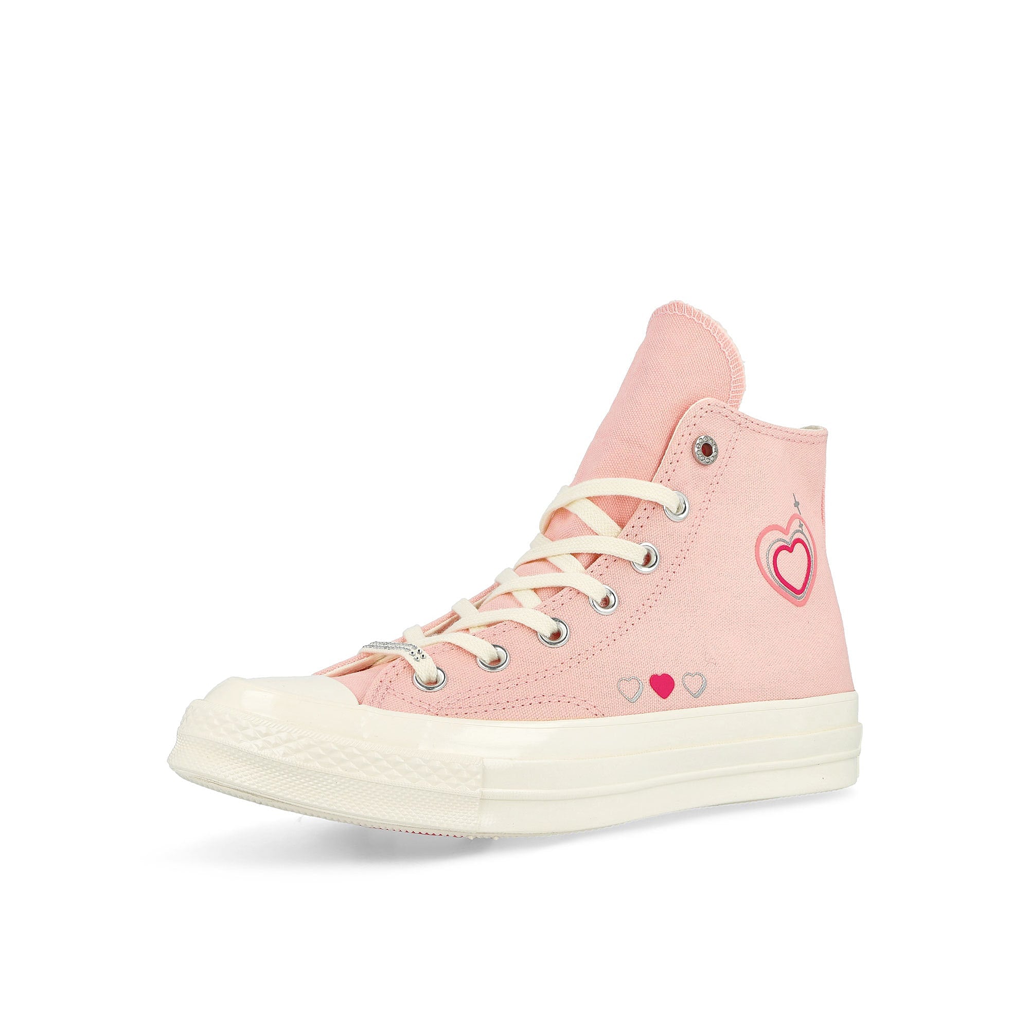Converse Chuck 70 Hi Donut Glaze / Egret / Fever Dream High Top Sneakers Close Up | Overkill