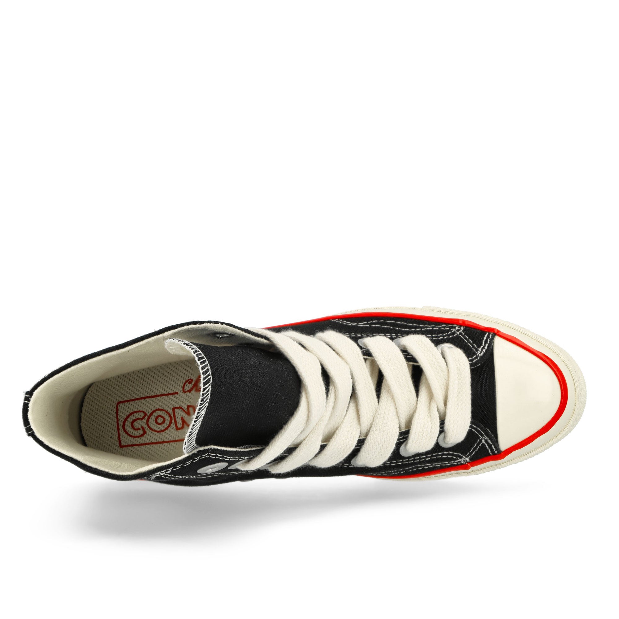 Converse Chuck 70 Hi Sketch Black / White / Red High Top Sneakers Detailfoto | Overkill