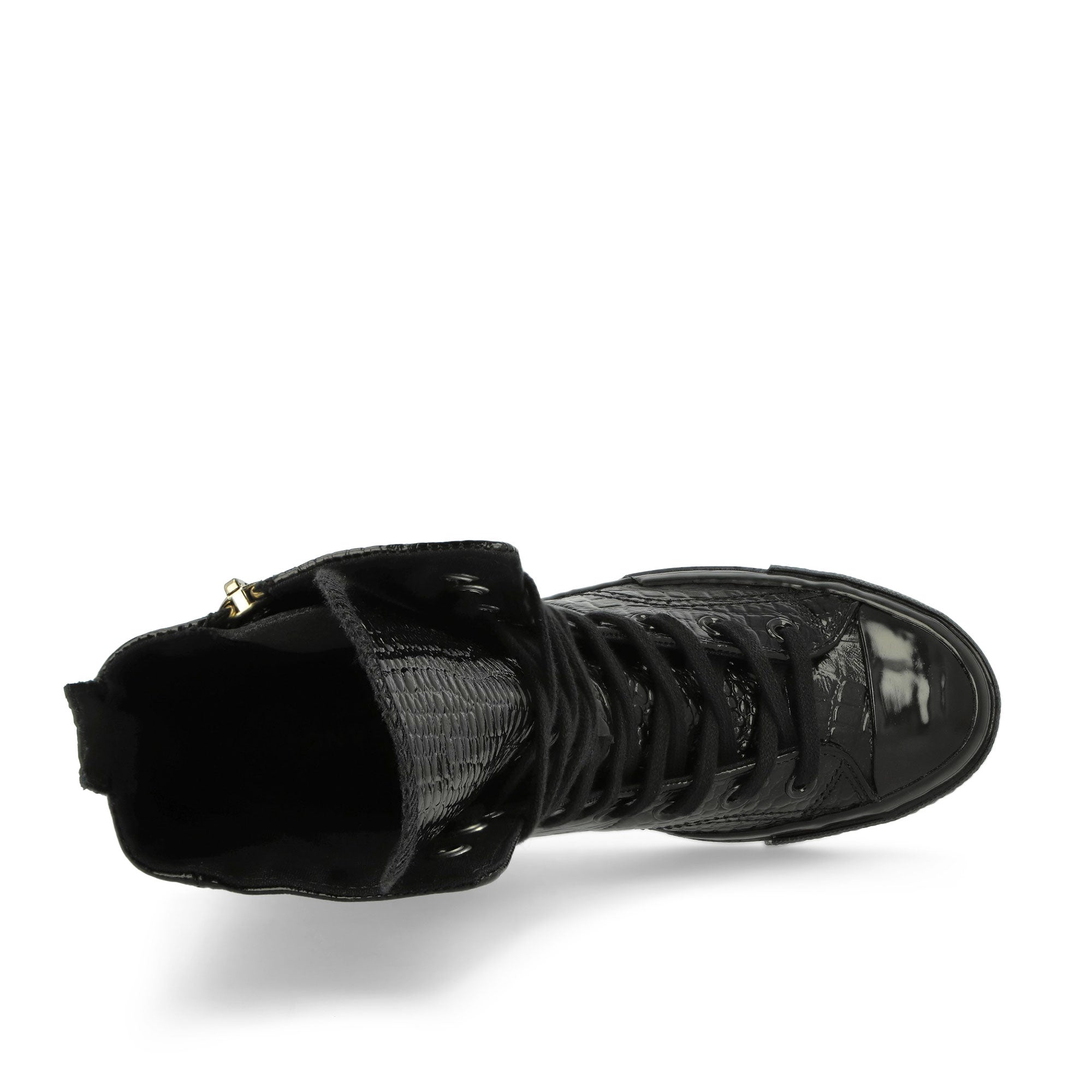 Converse Chuck 70 Plus XHI Leather Black / Black / Light Gold Boots Detailfoto | Overkill