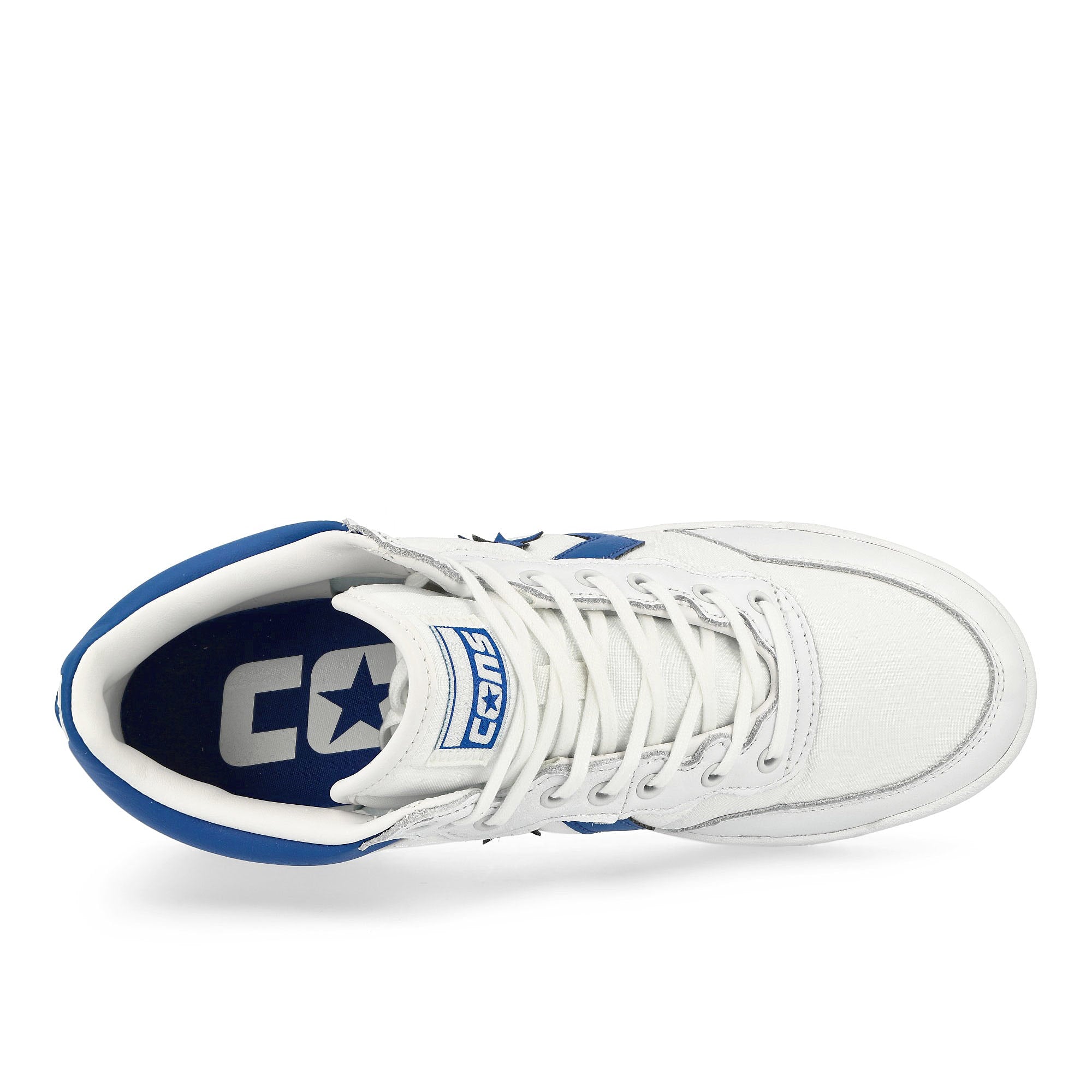 Converse Fastbreak Pro Mid White / Blue / White Mid Top Sneakers Detailfoto | Overkill