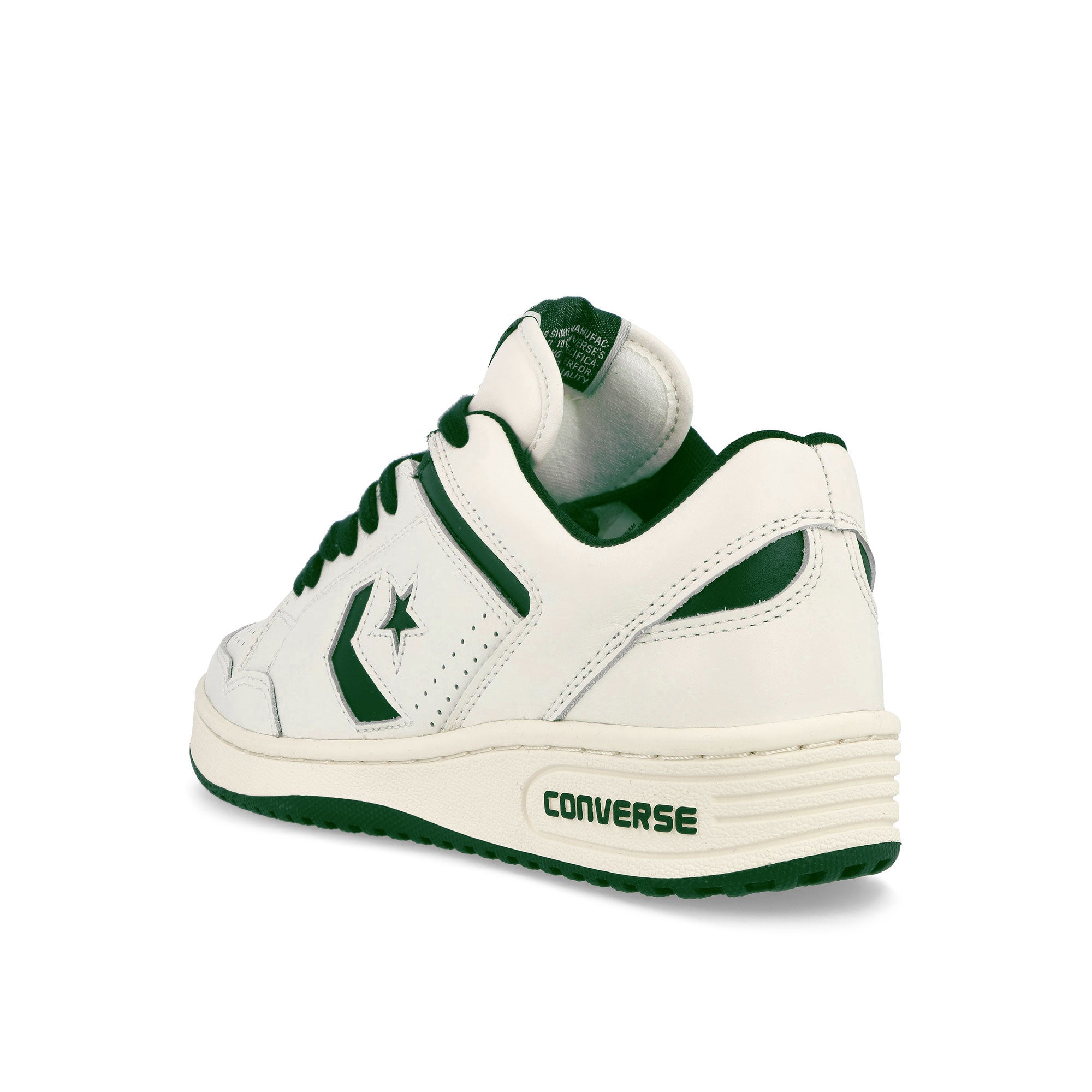Converse Weapon OX Green Envy / Vintage White Low Top Sneakers Material | Overkill