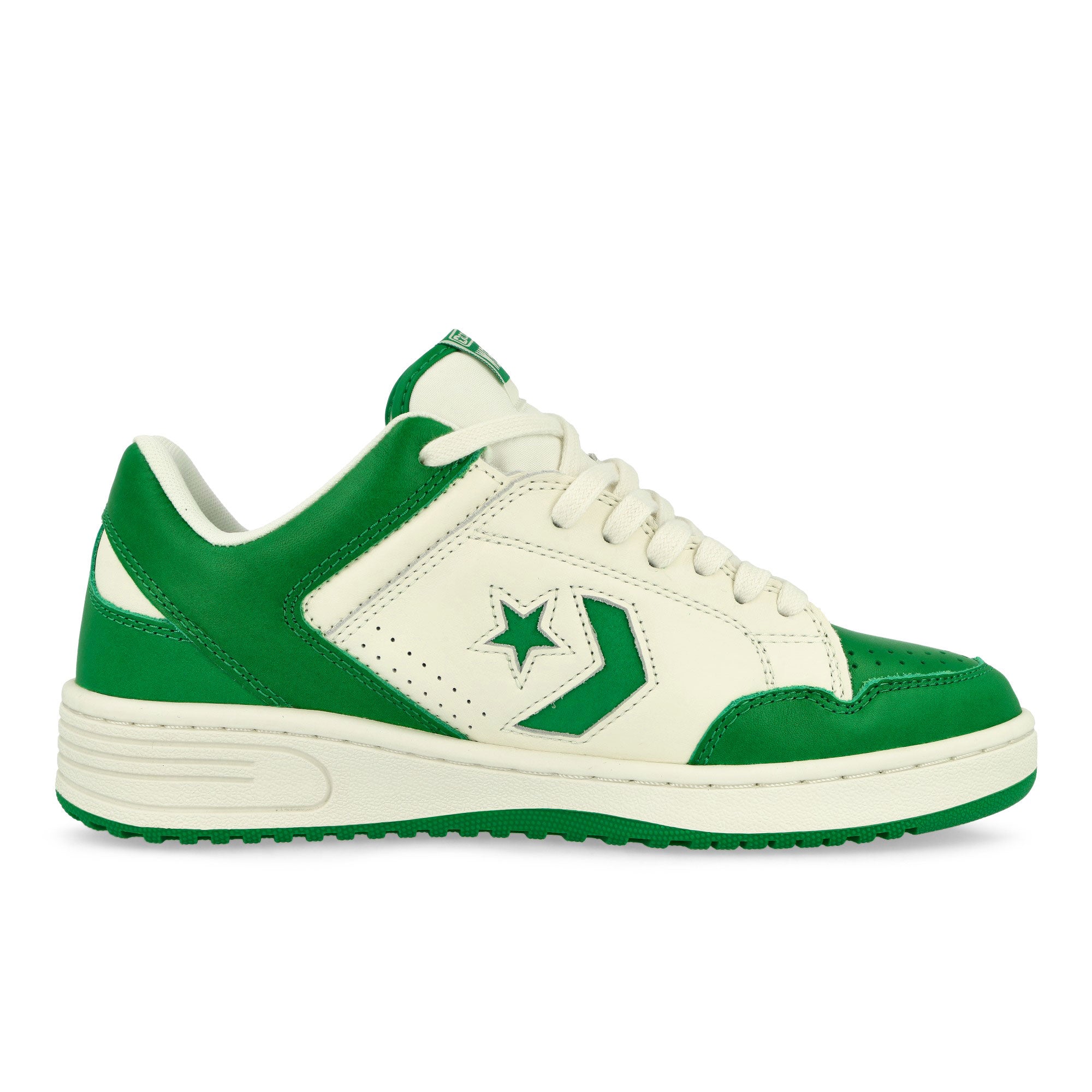 Converse Weapon OX Green / Vintage White / Green Low Top Sneakers A11957C Silhouette | Overkill