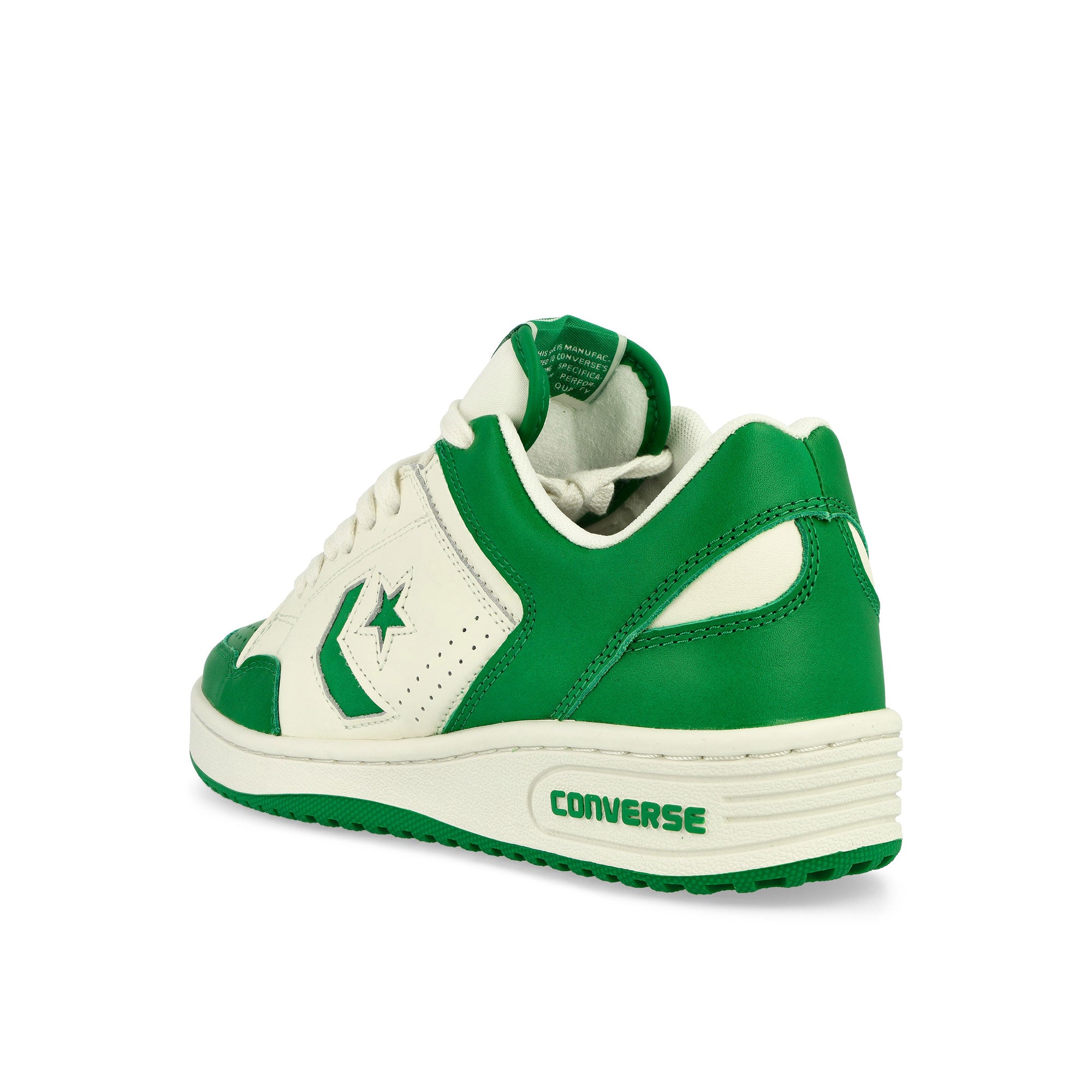 Converse Weapon OX Green / Vintage White / Green Low Top Sneakers A11957C Material | Overkill