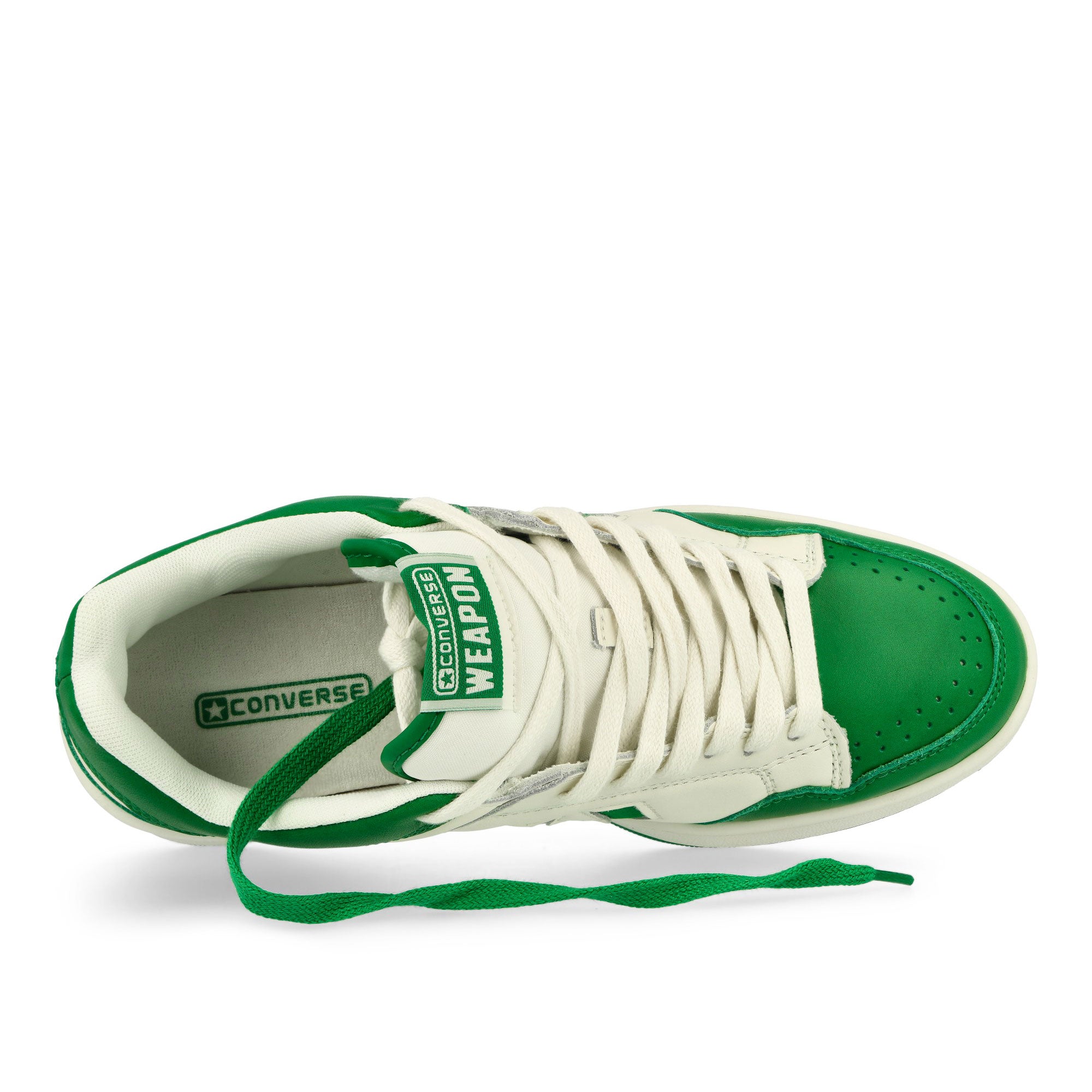 Converse Weapon OX Green / Vintage White / Green Low Top Sneakers A11957C Detailfoto | Overkill
