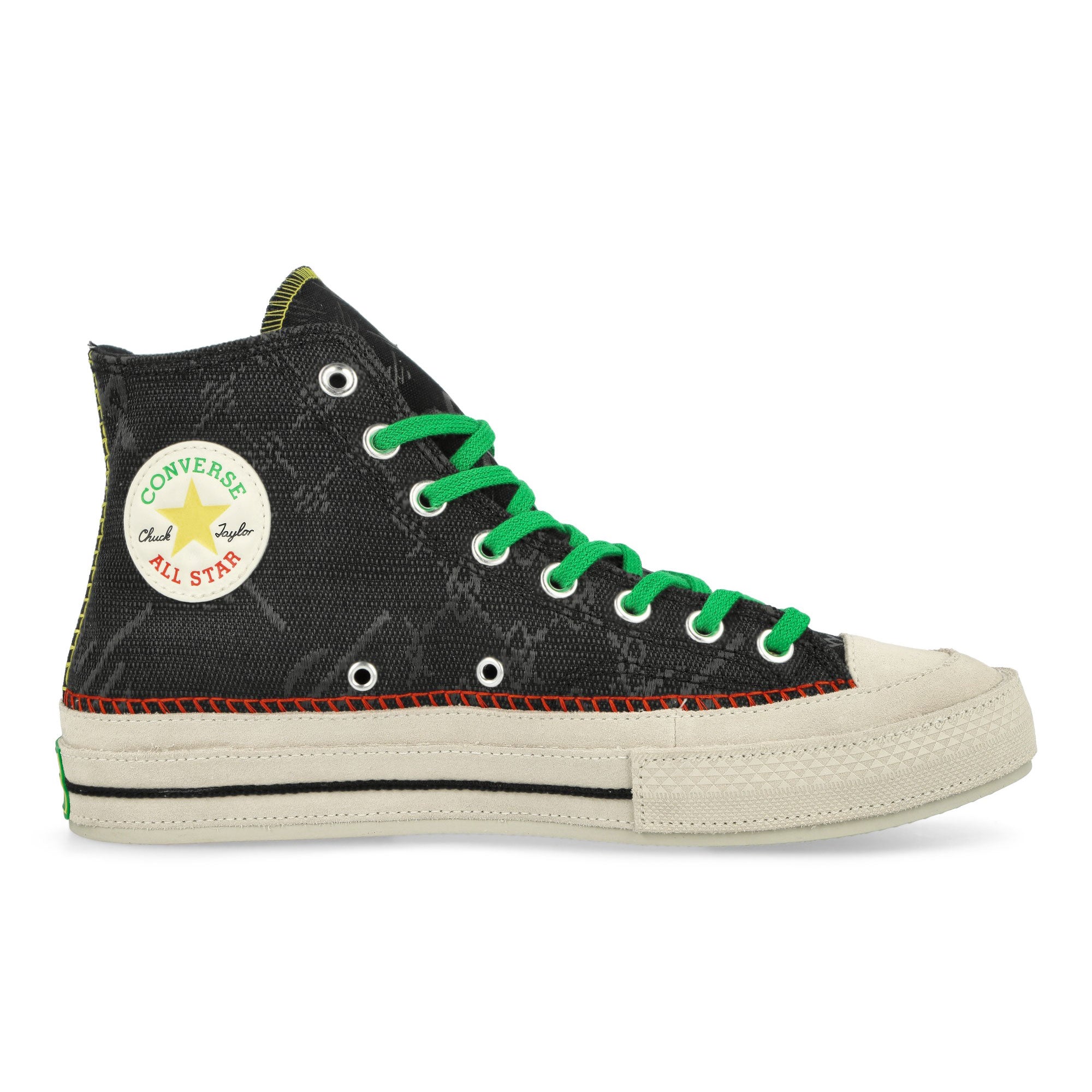 Converse Chuck 70 HI Black / Egret / Multi High Top Sneakers Silhouette | Overkill