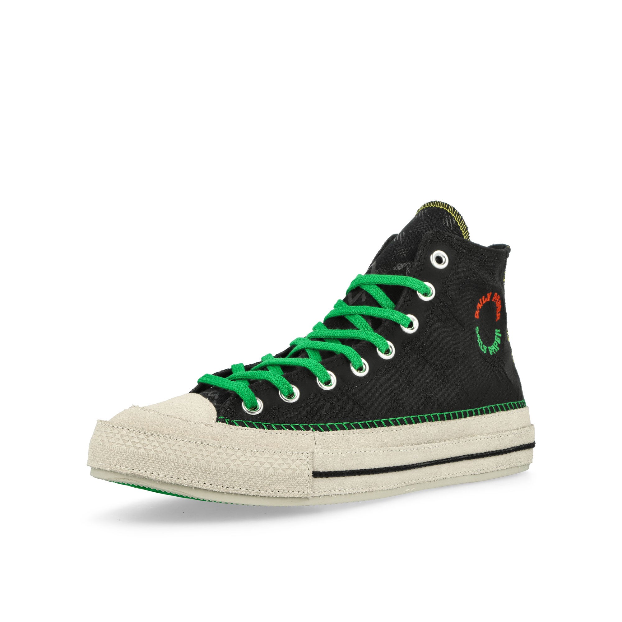 Converse Chuck 70 HI Black / Egret / Multi High Top Sneakers Close Up | Overkill