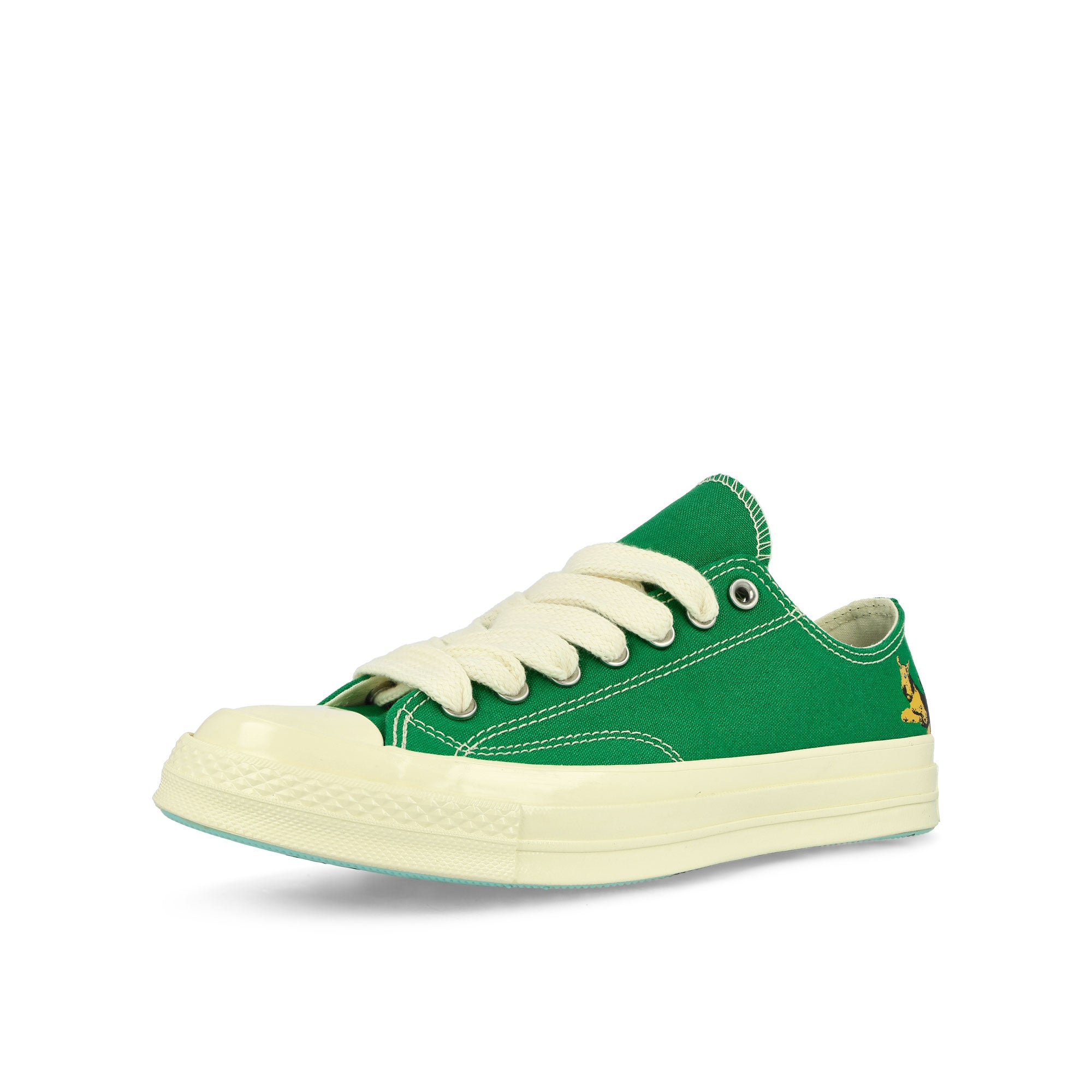 Converse Chuck 70 OX On The Green / Winter White Low Top Sneakers Close Up | Overkill