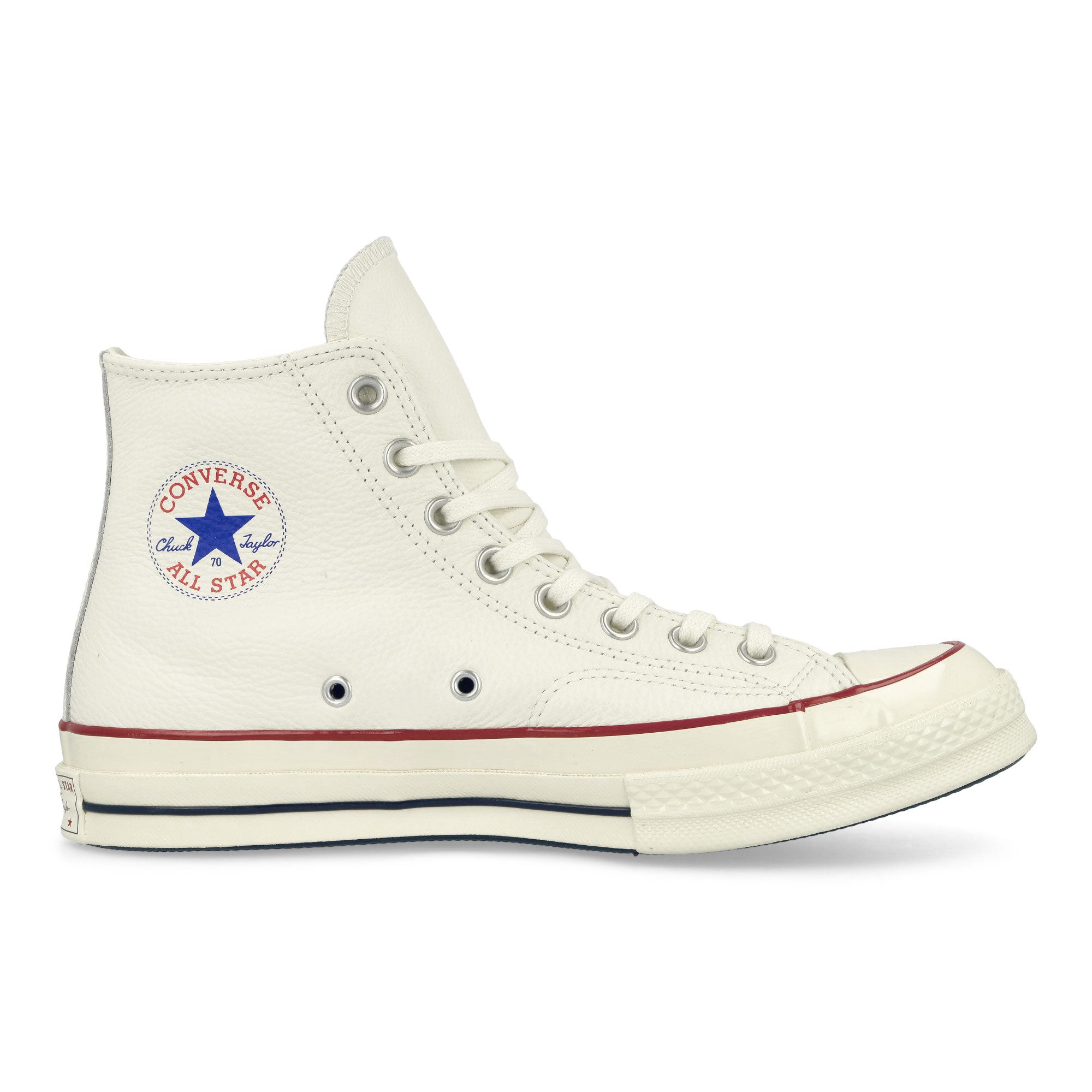 Converse Chuck 70 Hi Egret / Natural Ivory / Blue High Top Sneakers Silhouette | Overkill