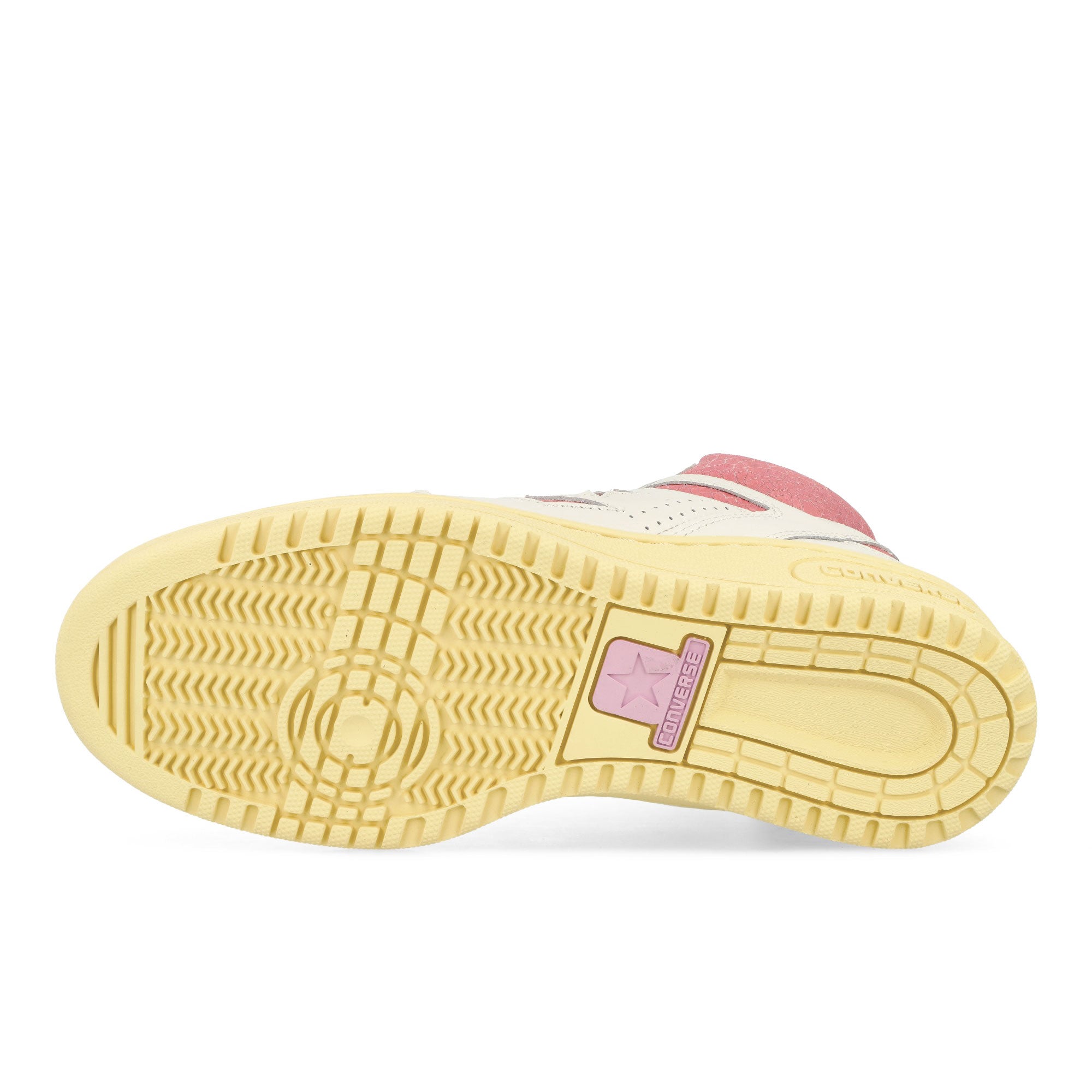 Converse Weapon Vintage White / Winsome Orchid High Top Sneakers Detail View 1 | Overkill