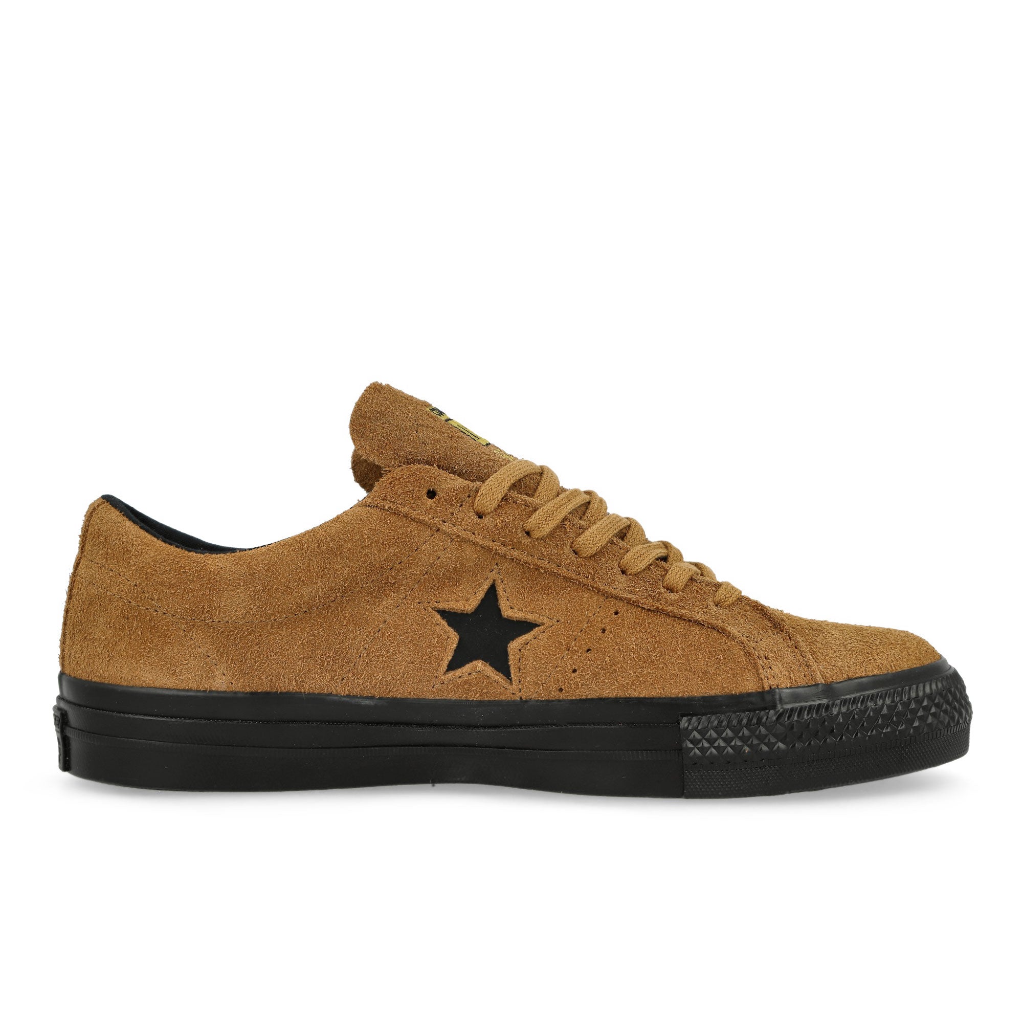 Converse One Star Pro GTX OX Amber Brown / Black / Vibrant Yellow Low Top Sneakers Silhouette | Overkill