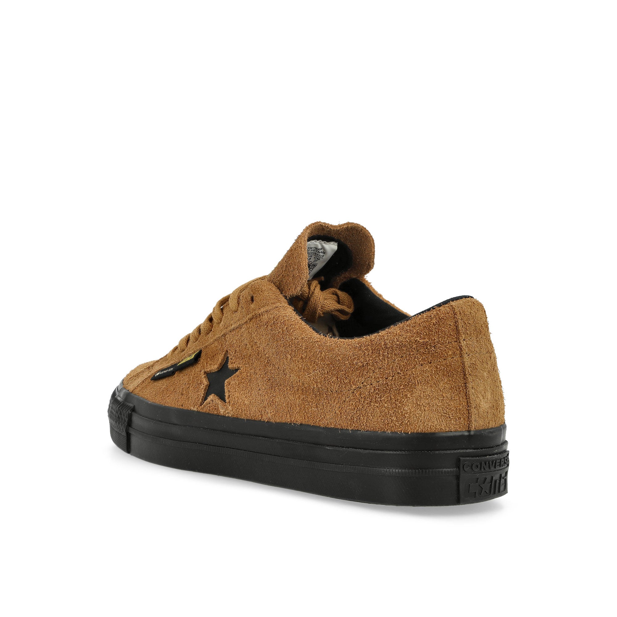 Converse One Star Pro GTX OX Amber Brown / Black / Vibrant Yellow Low Top Sneakers Material | Overkill
