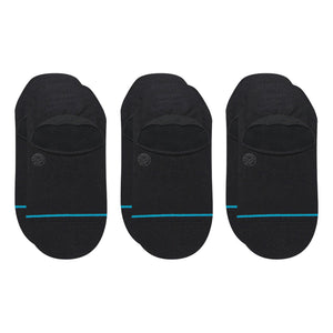 Stance Icon No Show 3 Pack Socks Black Socks A145A23ICO-BLK | Overkill