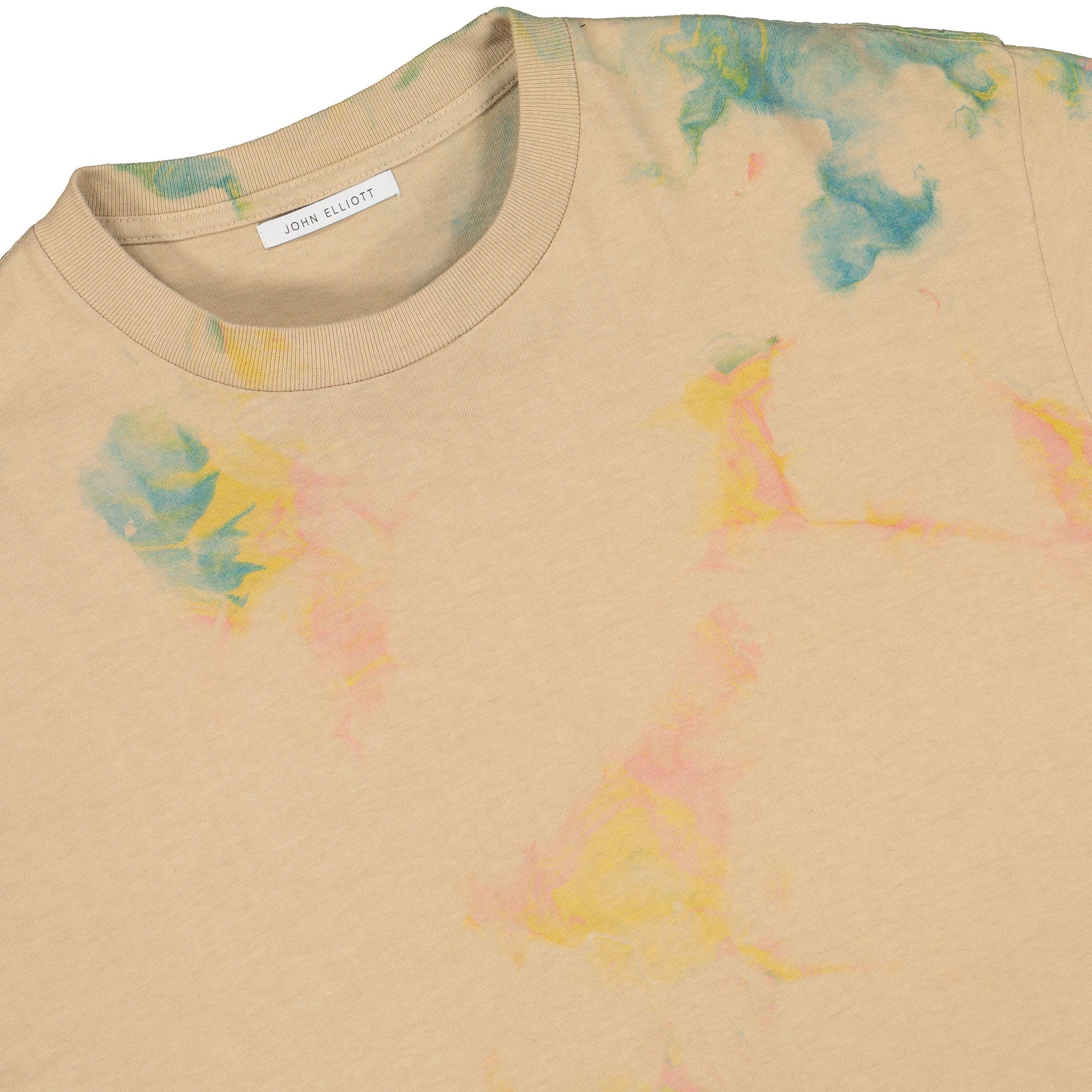 John Elliott university longsleeve tee Carnival / Tan Longsleeves Close-up | Overkill