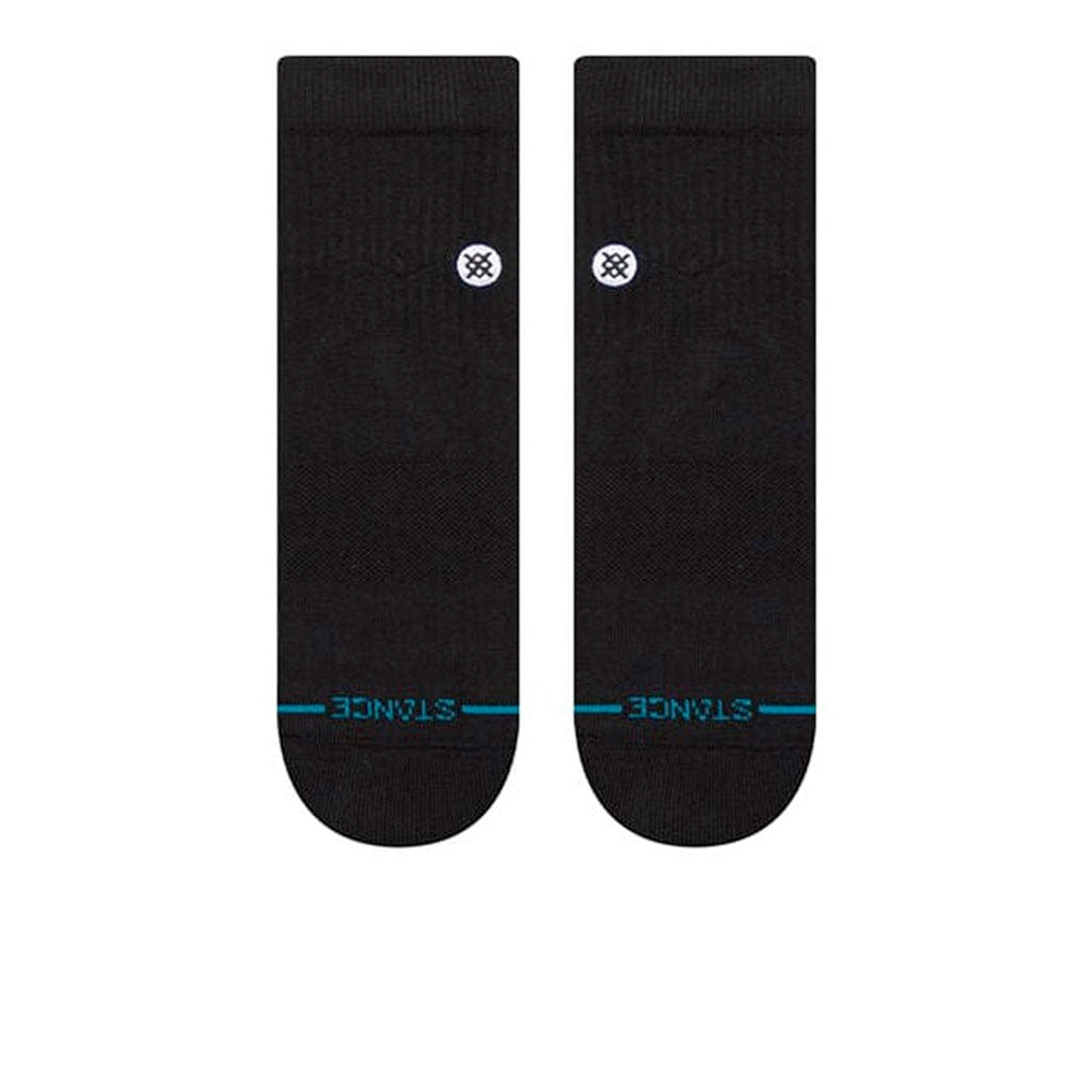 Stance Icon Quarter Socks Black Socks Close-up | Overkill