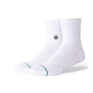 Stance Icon Quarter Socks White Socks A356A21IQT-WHT | Overkill