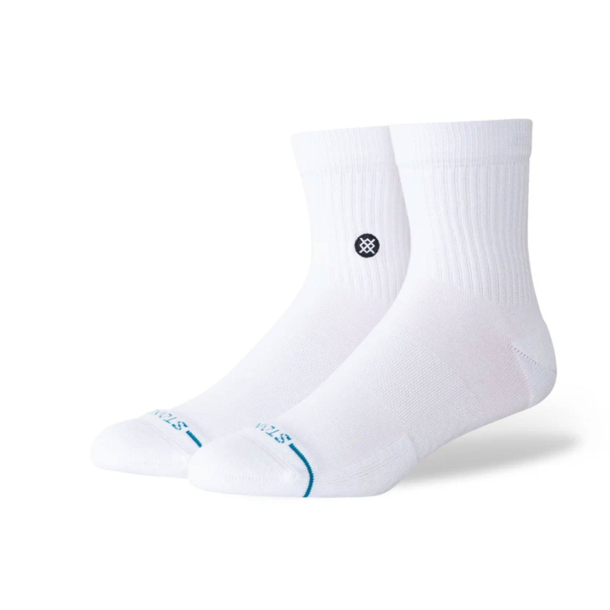 Stance Icon Quarter Socks White Socks A356A21IQT-WHT | Overkill