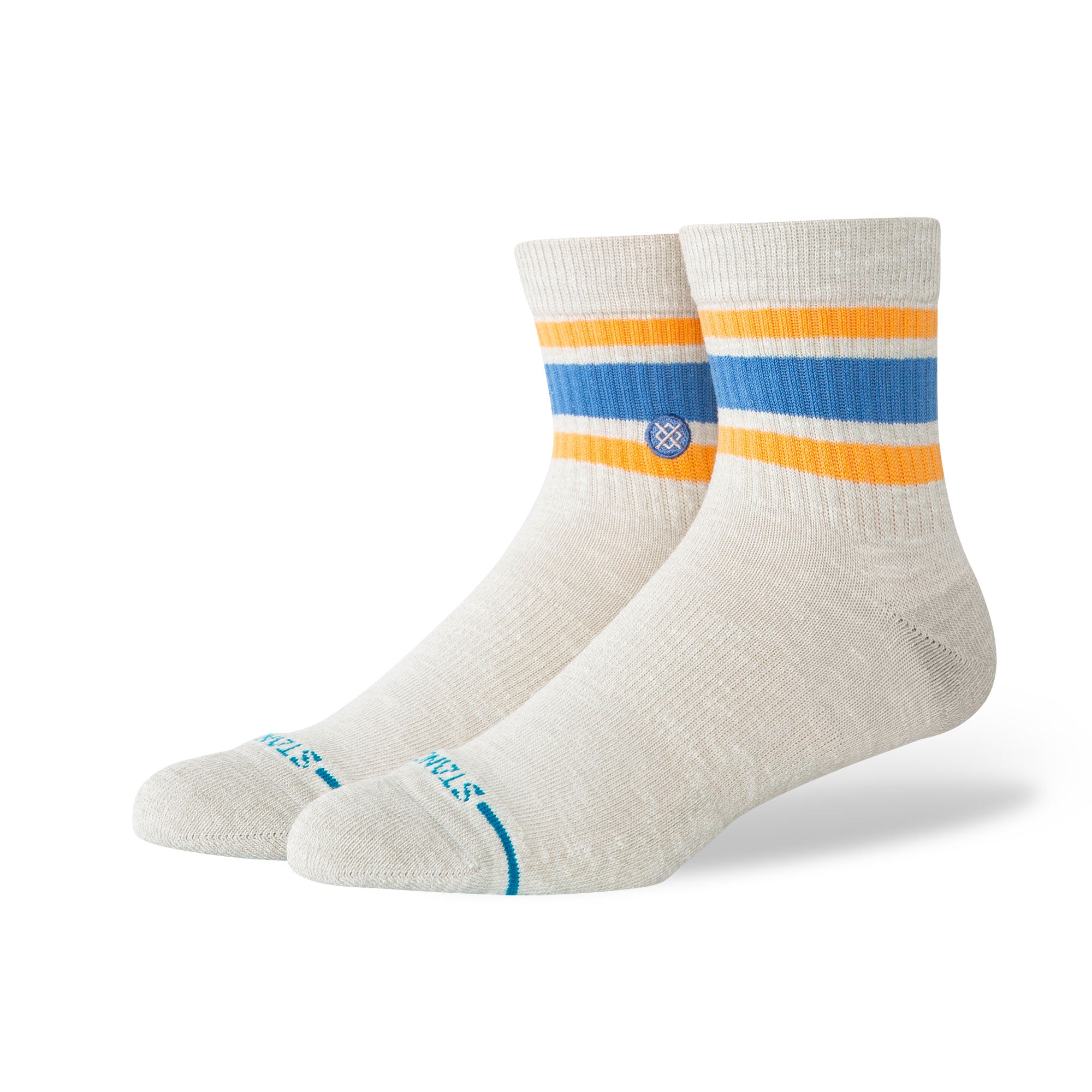 Stance Slub Boyd Quarter Socks Heather Grey Socks A356D25SLU-HGR | Overkill