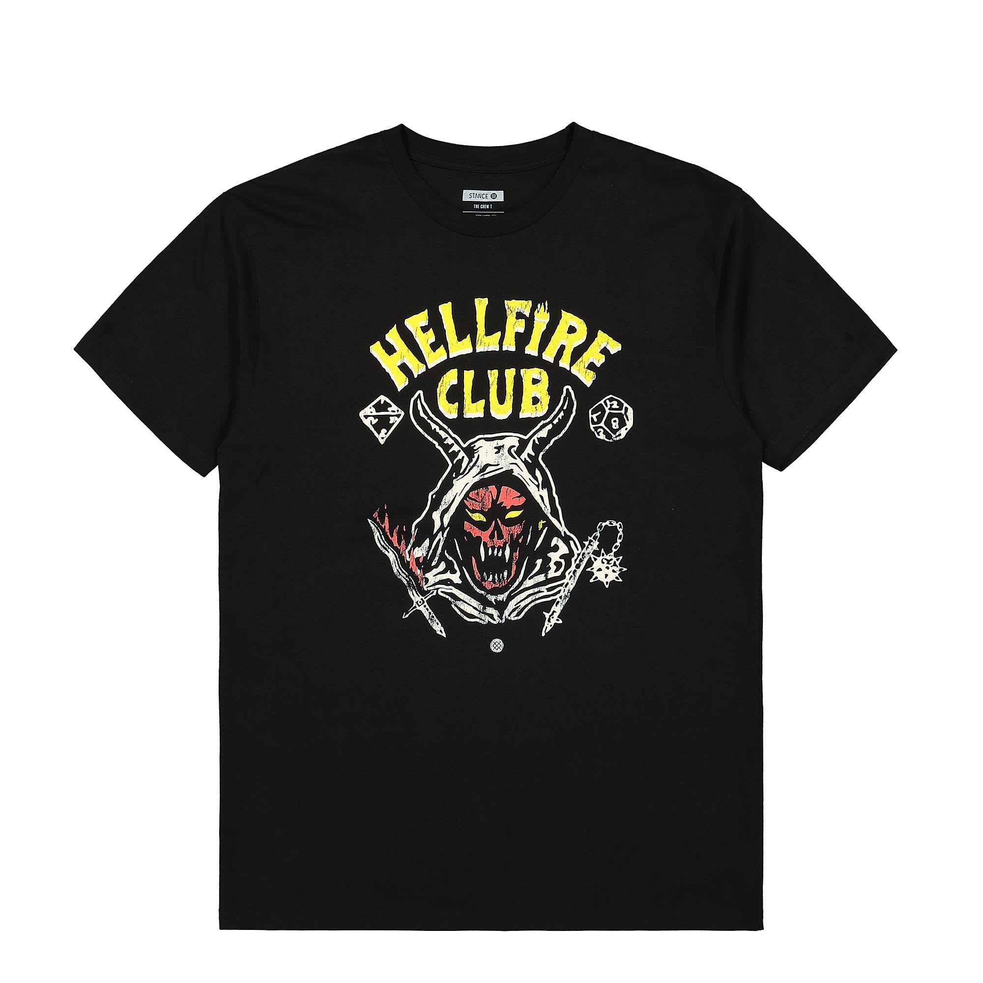 Stance Hellfire T-Shirt Black T-Shirts A3SS1B24HE-BLK | Overkill