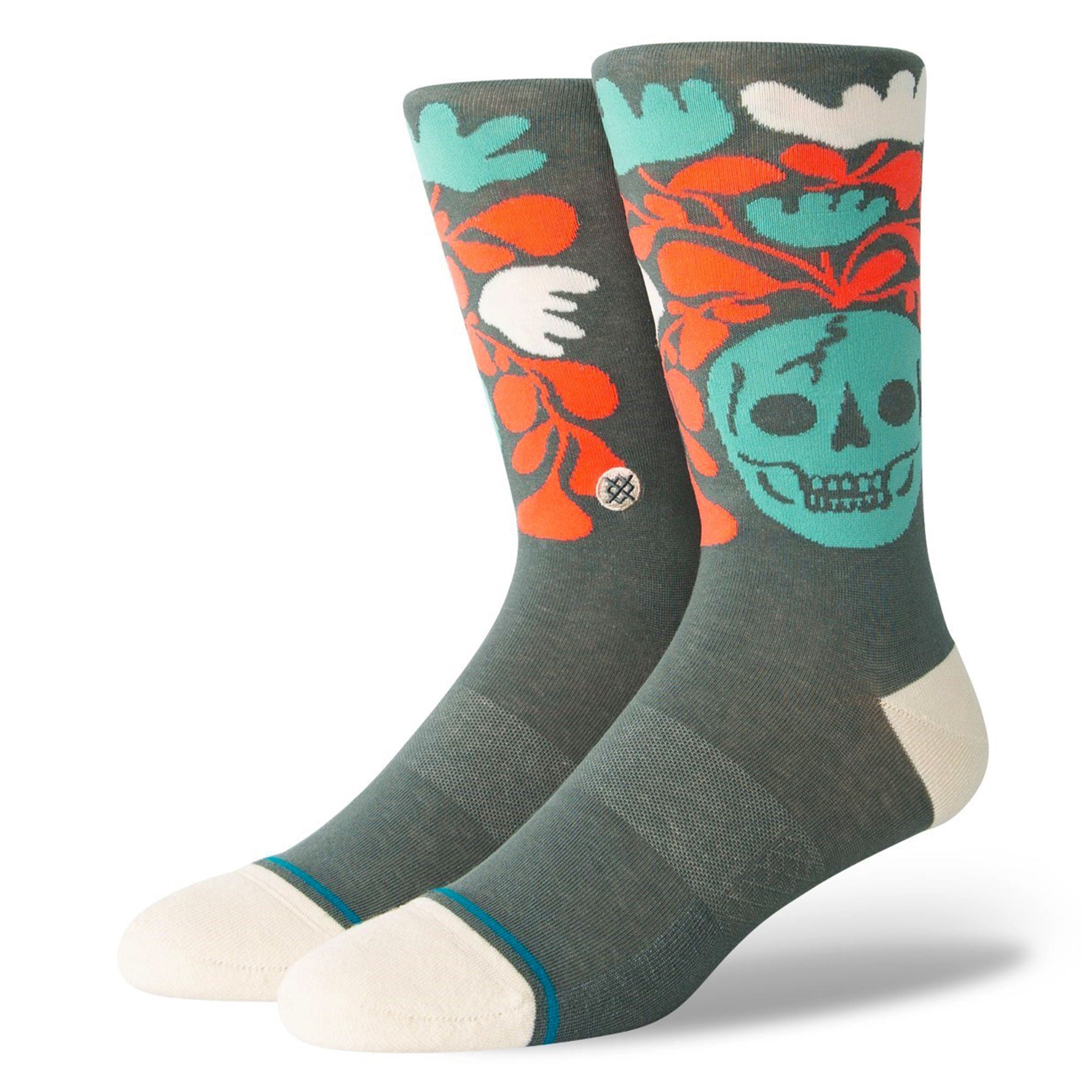 Stance Skelly Nelly Socks Teal Socks A545C23SKE-TEA | Overkill