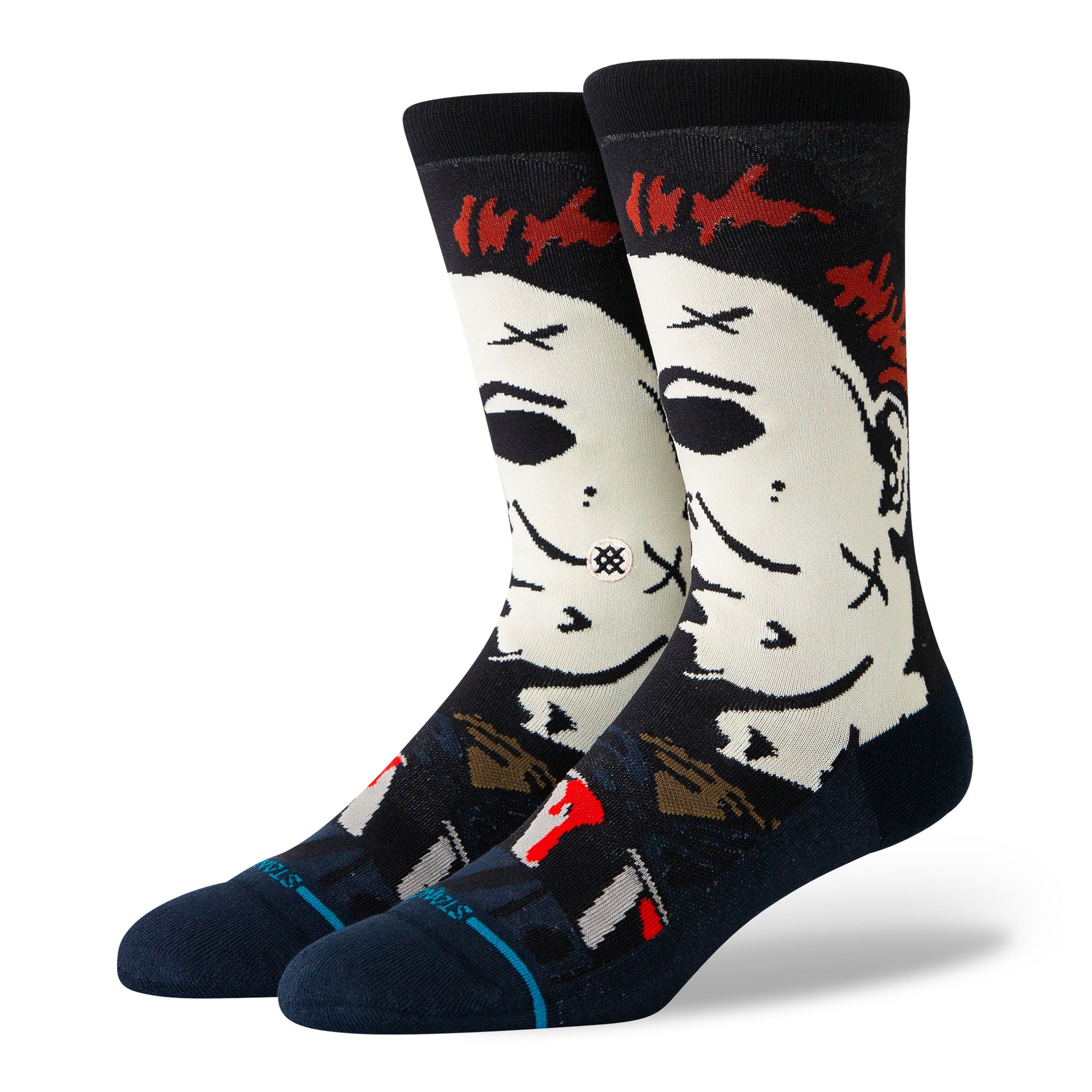 Stance Michael Myers Crew Socks Navy Socks A545C24MIC-NVY | Overkill
