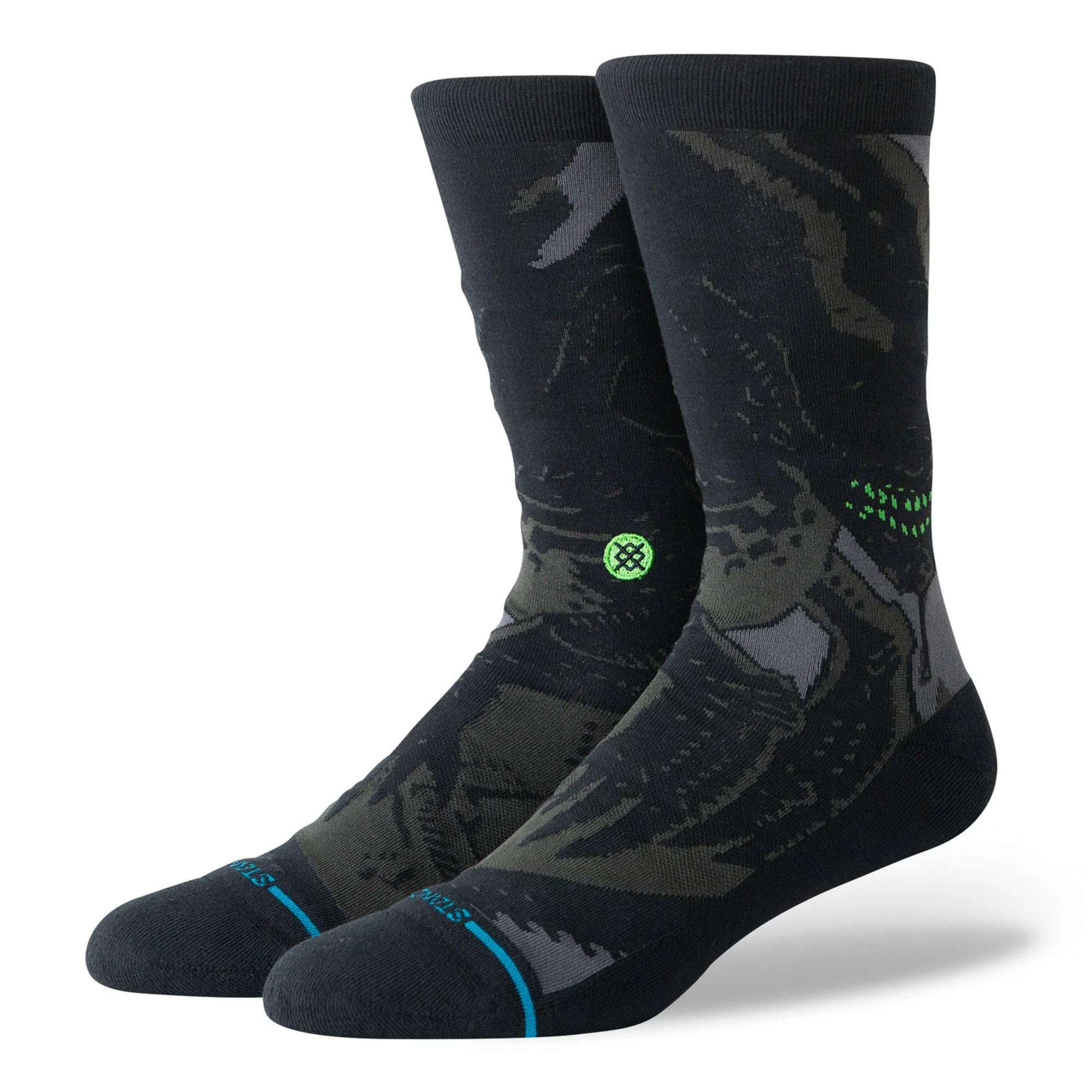 Stance Alien Crew Socks Black Socks A545C26ALI-BLK | Overkill